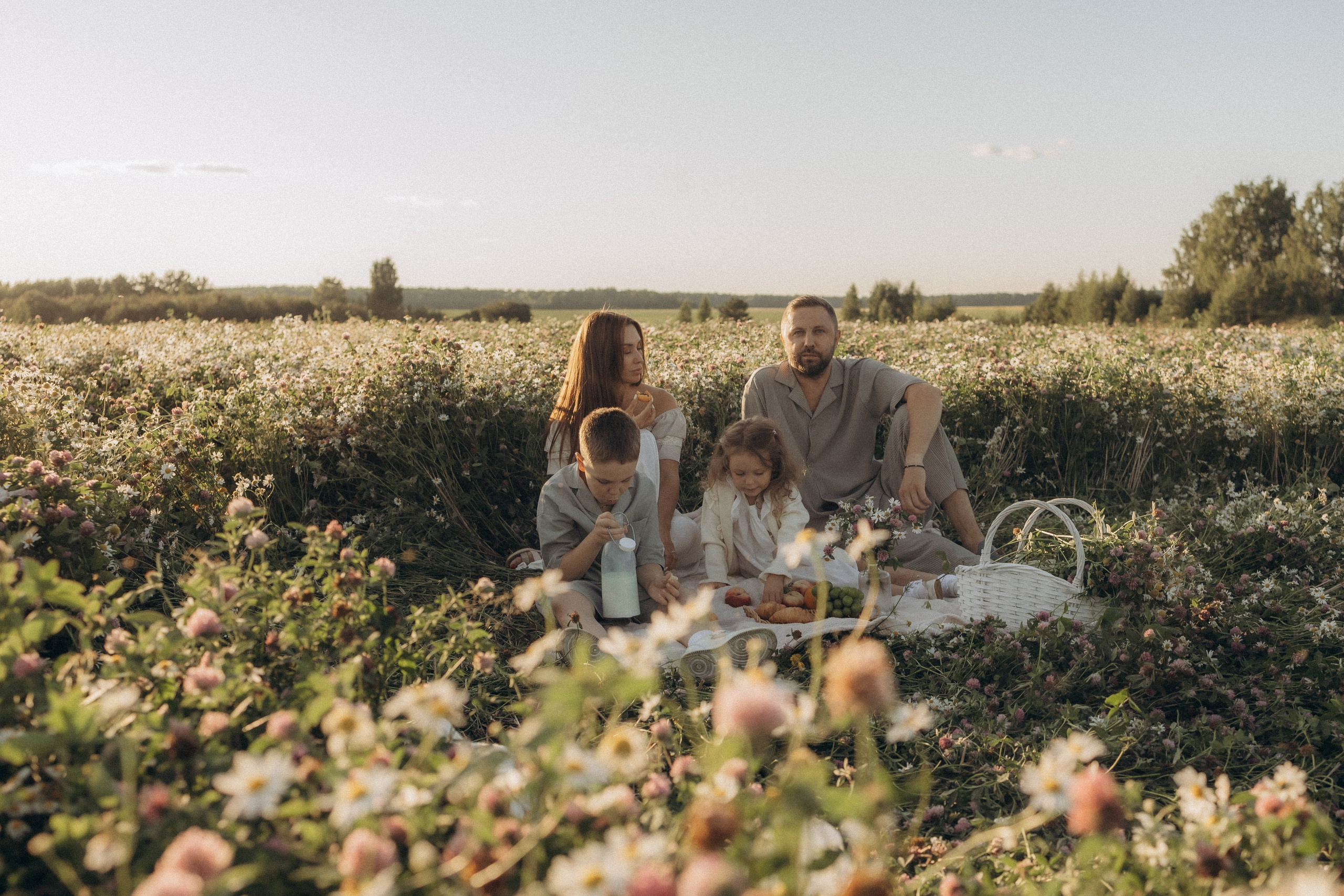 Семейная в ромашках. Эльвира Галимьянова — семейный фотограф Екатеринбурга