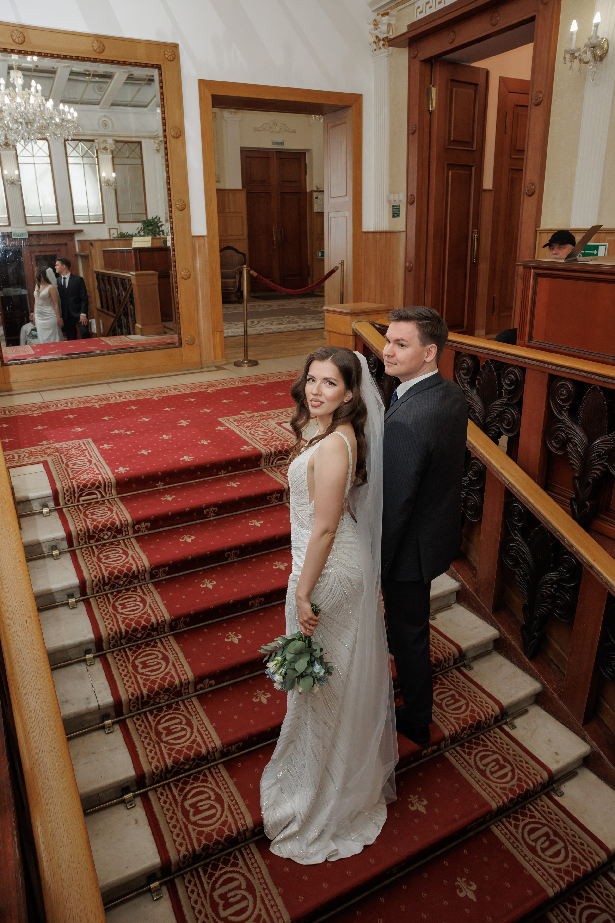 Даша и Дима, Грибоедовский ЗАГС. Свадебный и репортажный фотограф (Москва, Королев и другие)