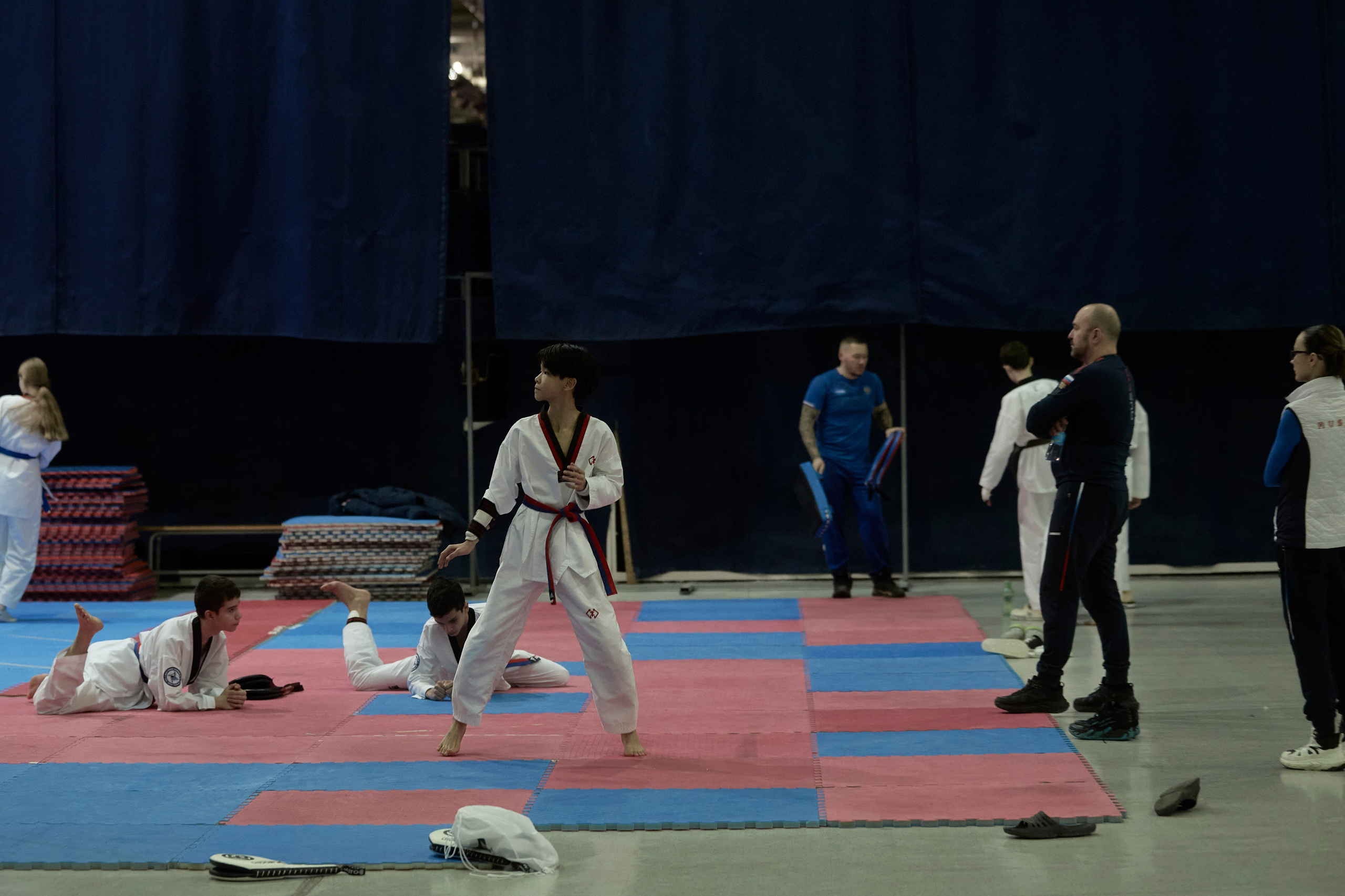 Taekwondo kids. Фотограф Наталья Леонова