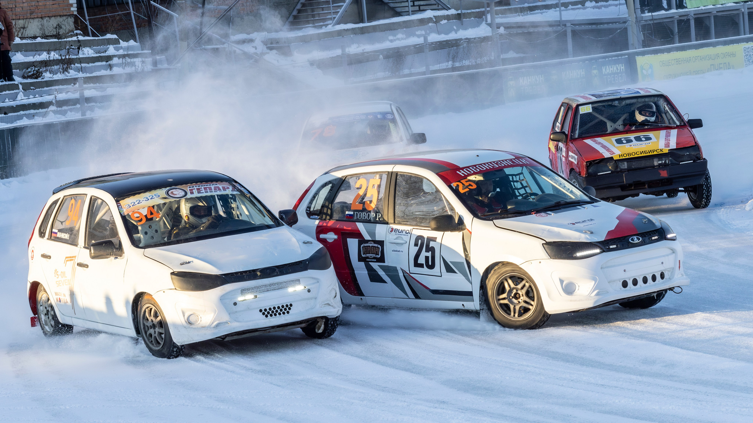 Автогонки «Трек 400» на льду. Bertran Ordo