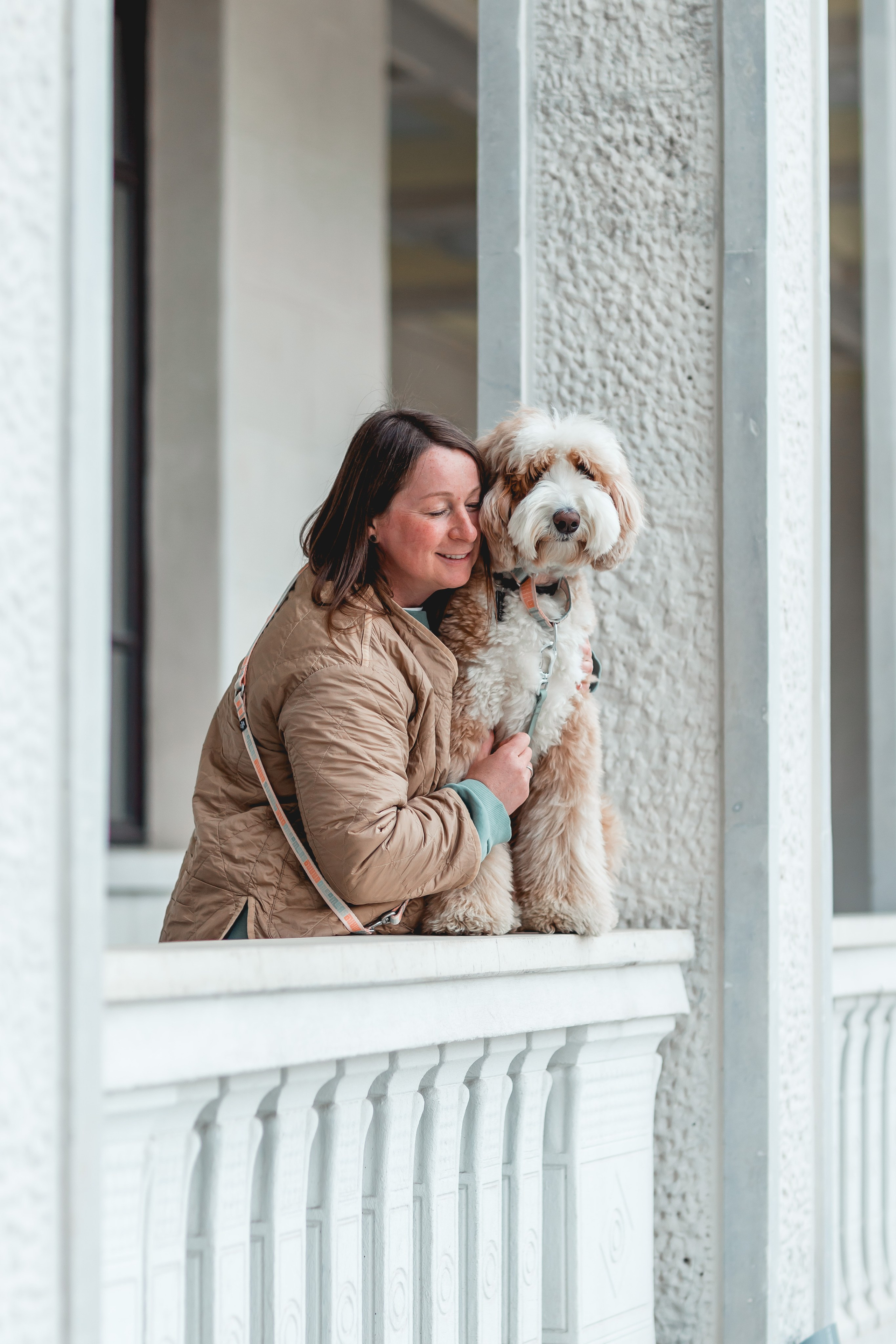 Елена и Смурф. Семейный фотограф анималист Мария Крючкова
