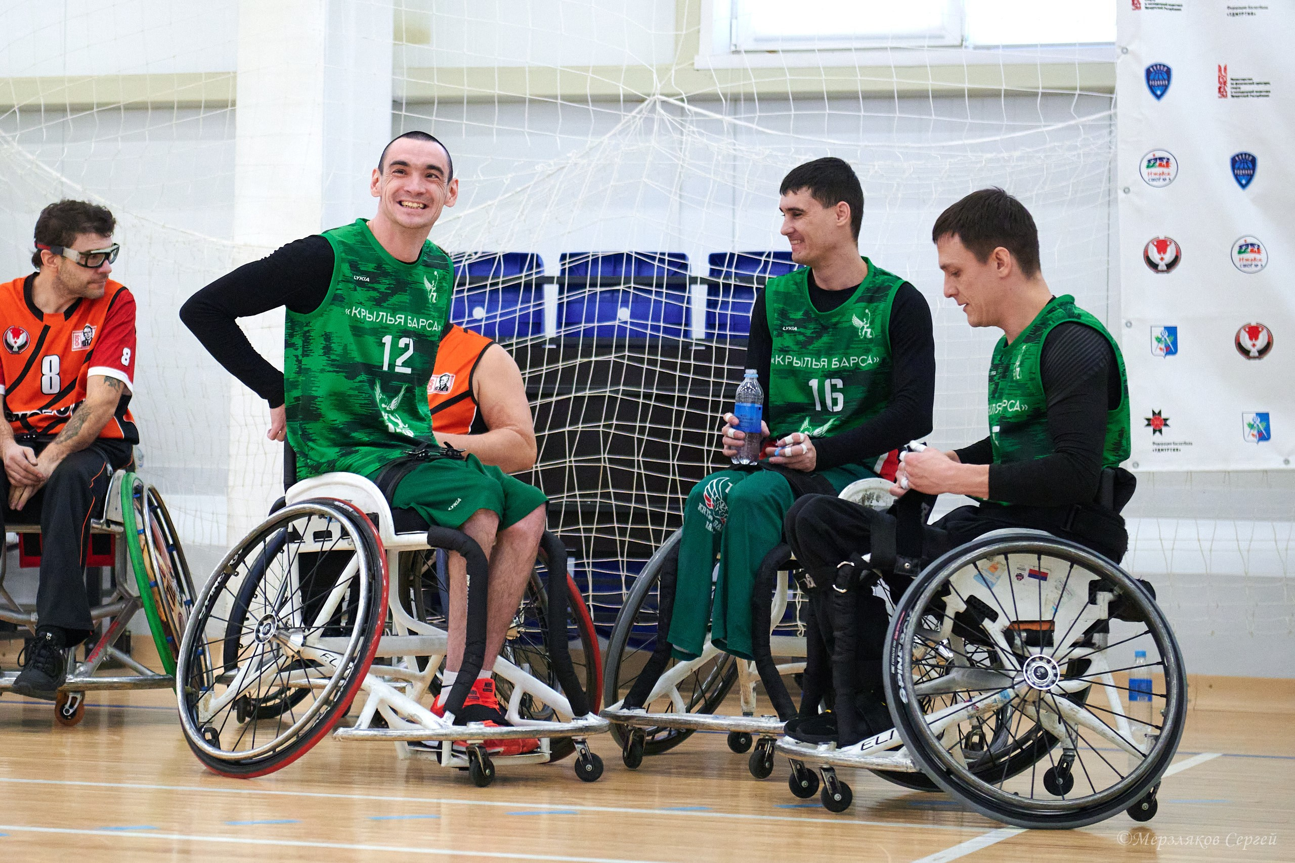 X традиционный Рождественский турнир по баскетболу на колясках. Ижевск. Спортивный репортажный фотограф в Ижевске Сергей Мерзляков