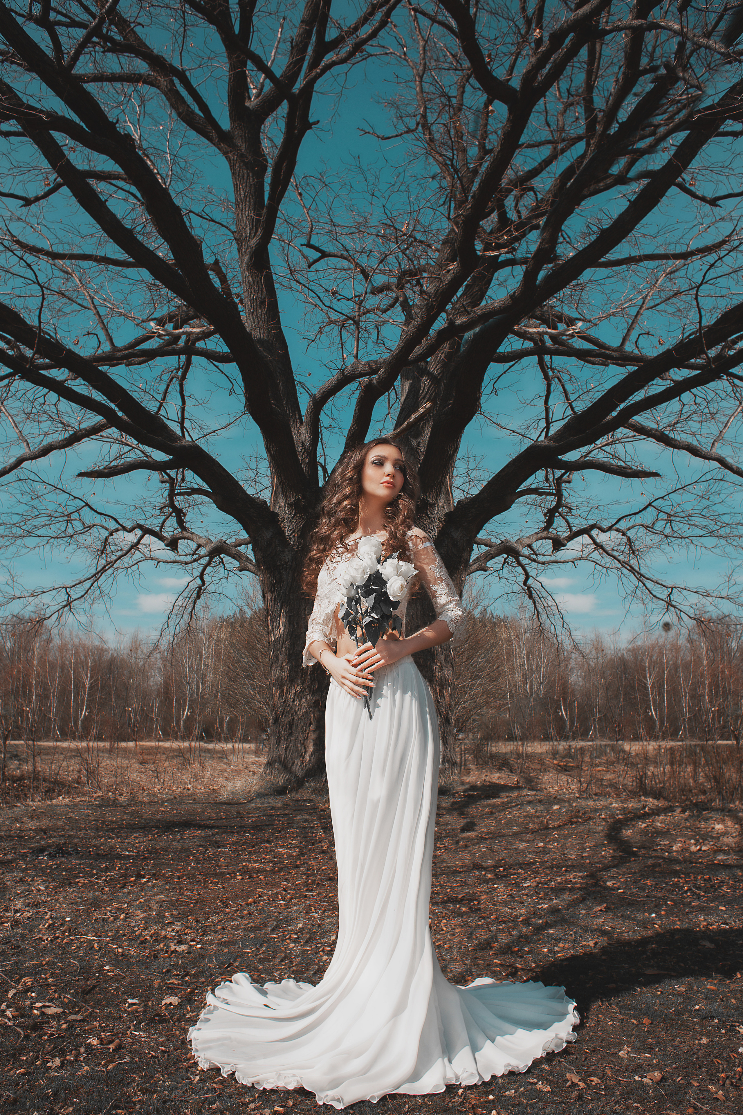 Белое платье из шифона/костюм (размер платья 42-50, размер костюма 40-44). Фотосессия с лошадьми в Нижнем Новгороде