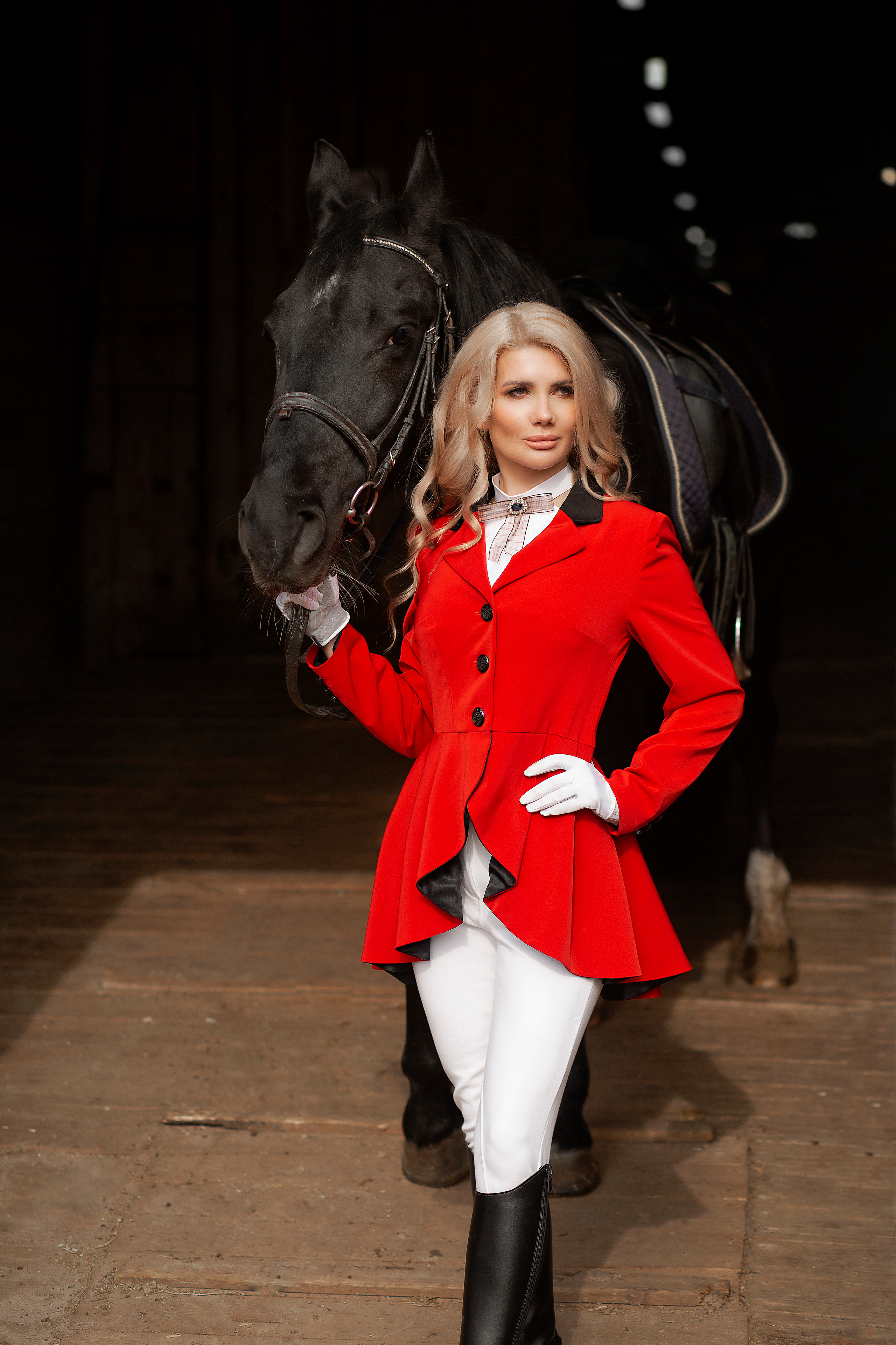 Наталья и Барс. Фотосессия с лошадьми в Нижнем Новгороде