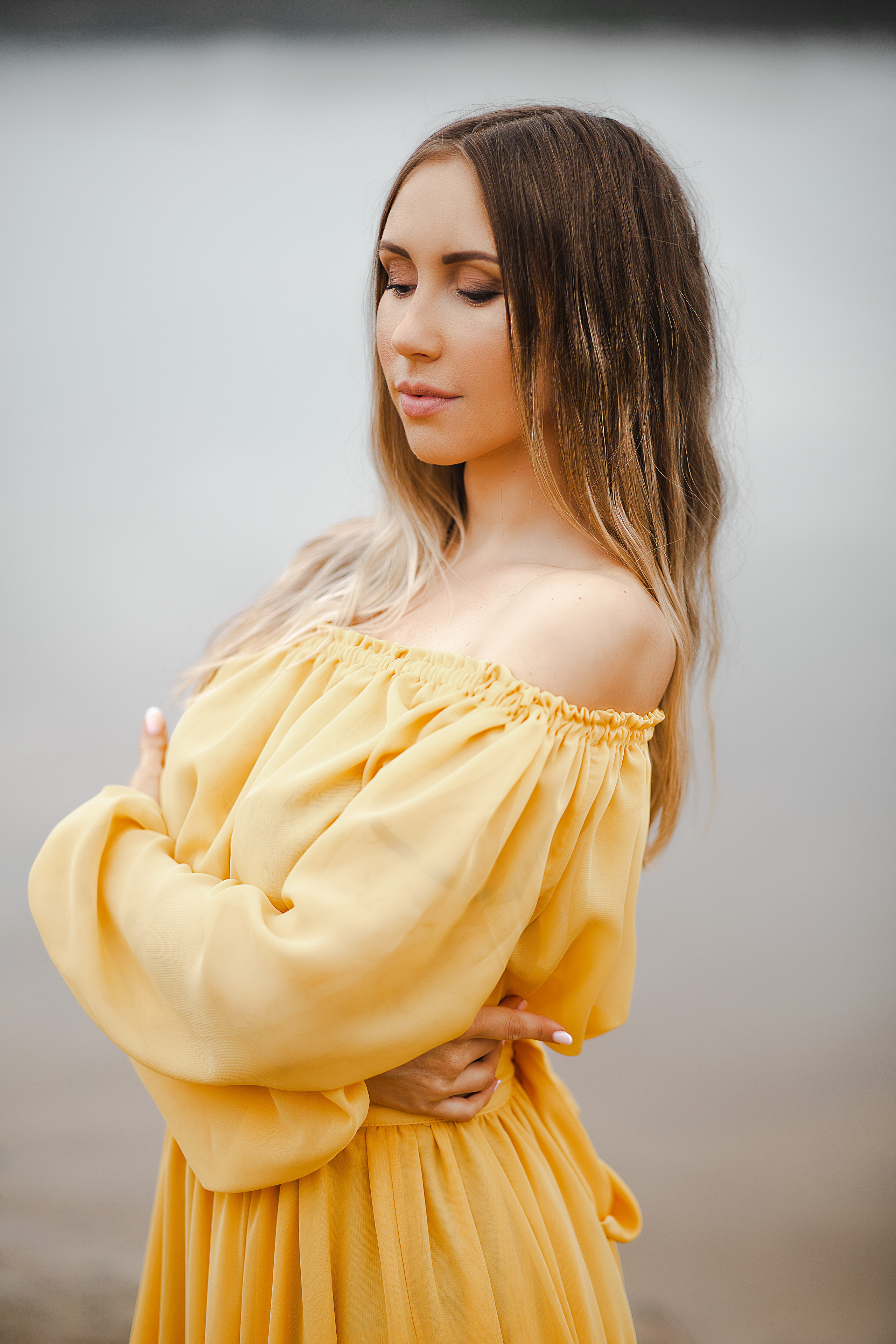 Желтый костюм юбка+топ (размер 42-48). Фотосессия с лошадьми в Нижнем Новгороде