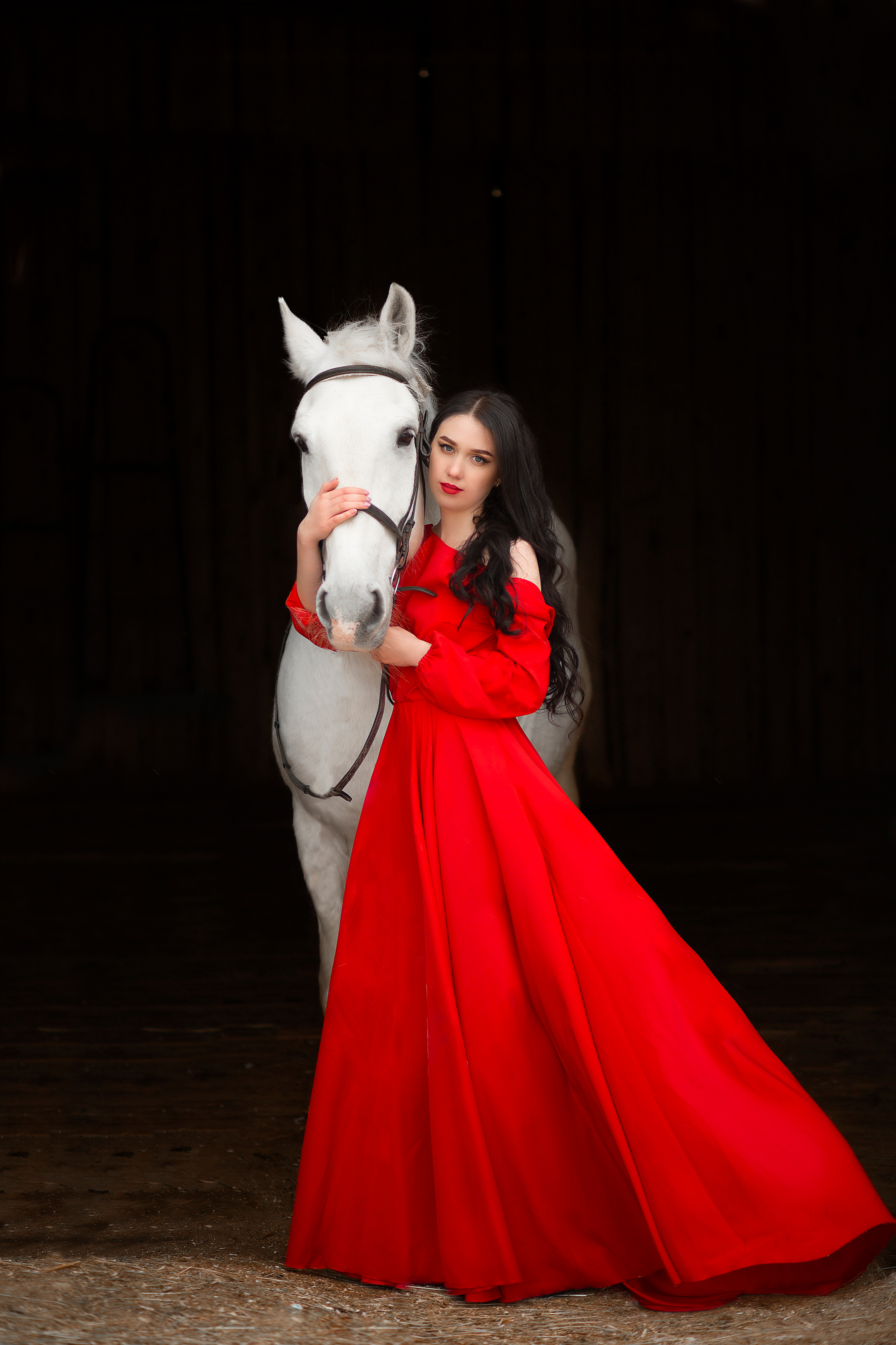 Светлана и Воробей. Фотосессия с лошадьми в Нижнем Новгороде