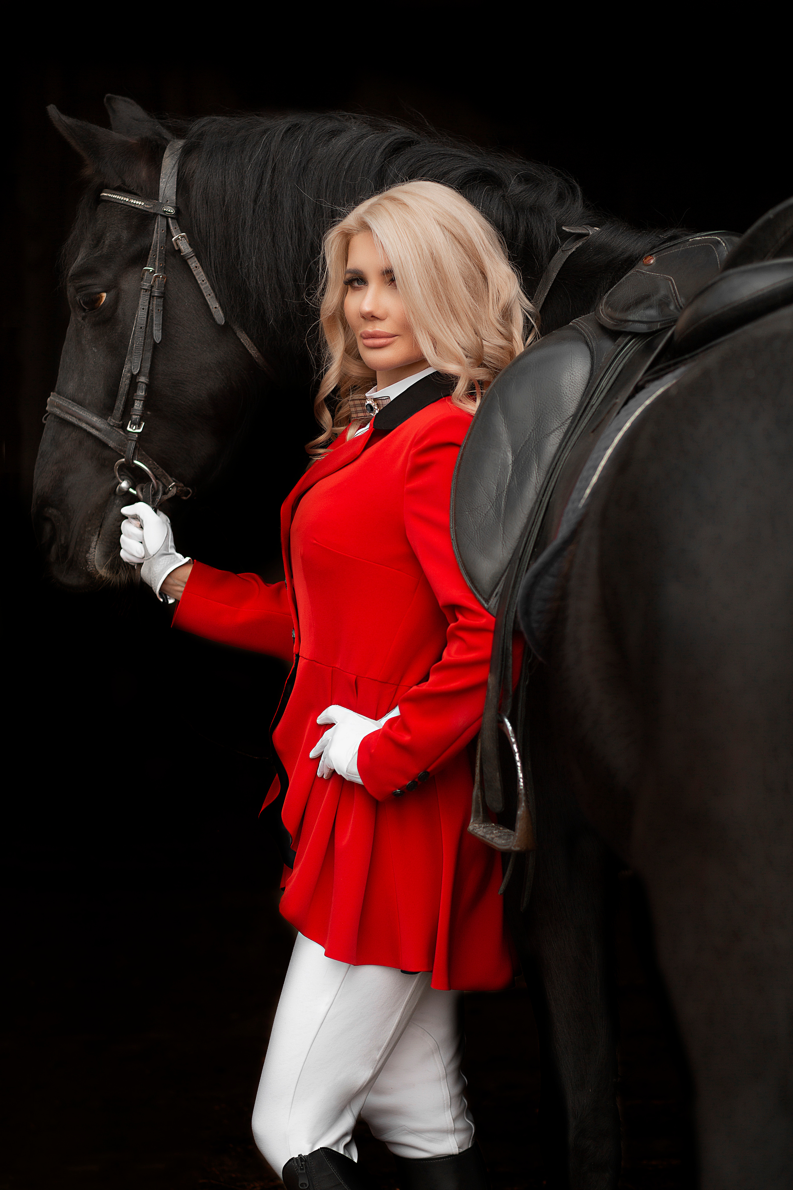 Наталья и Барс. Фотосессия с лошадьми в Нижнем Новгороде