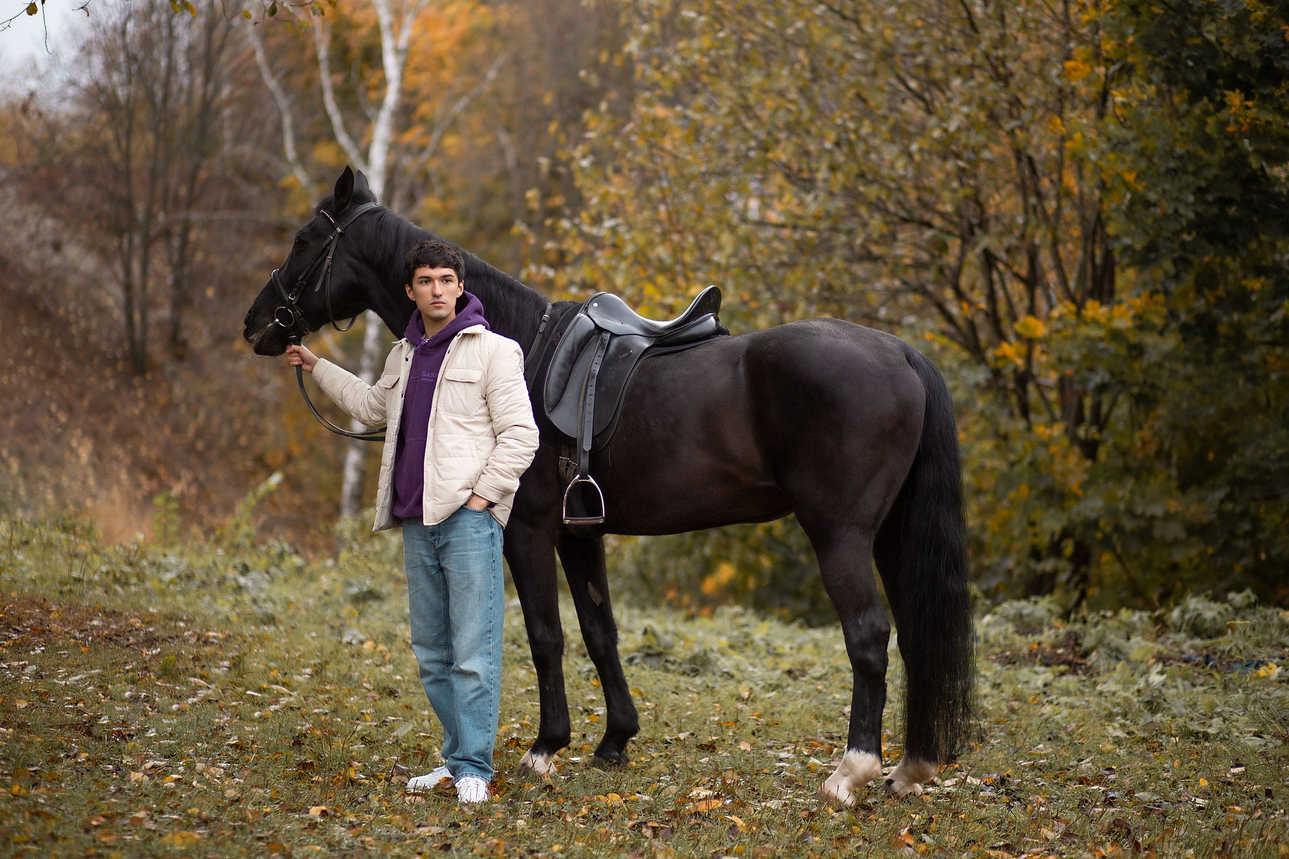 Рустам и Жасмин. Фотосессия с лошадьми в Нижнем Новгороде