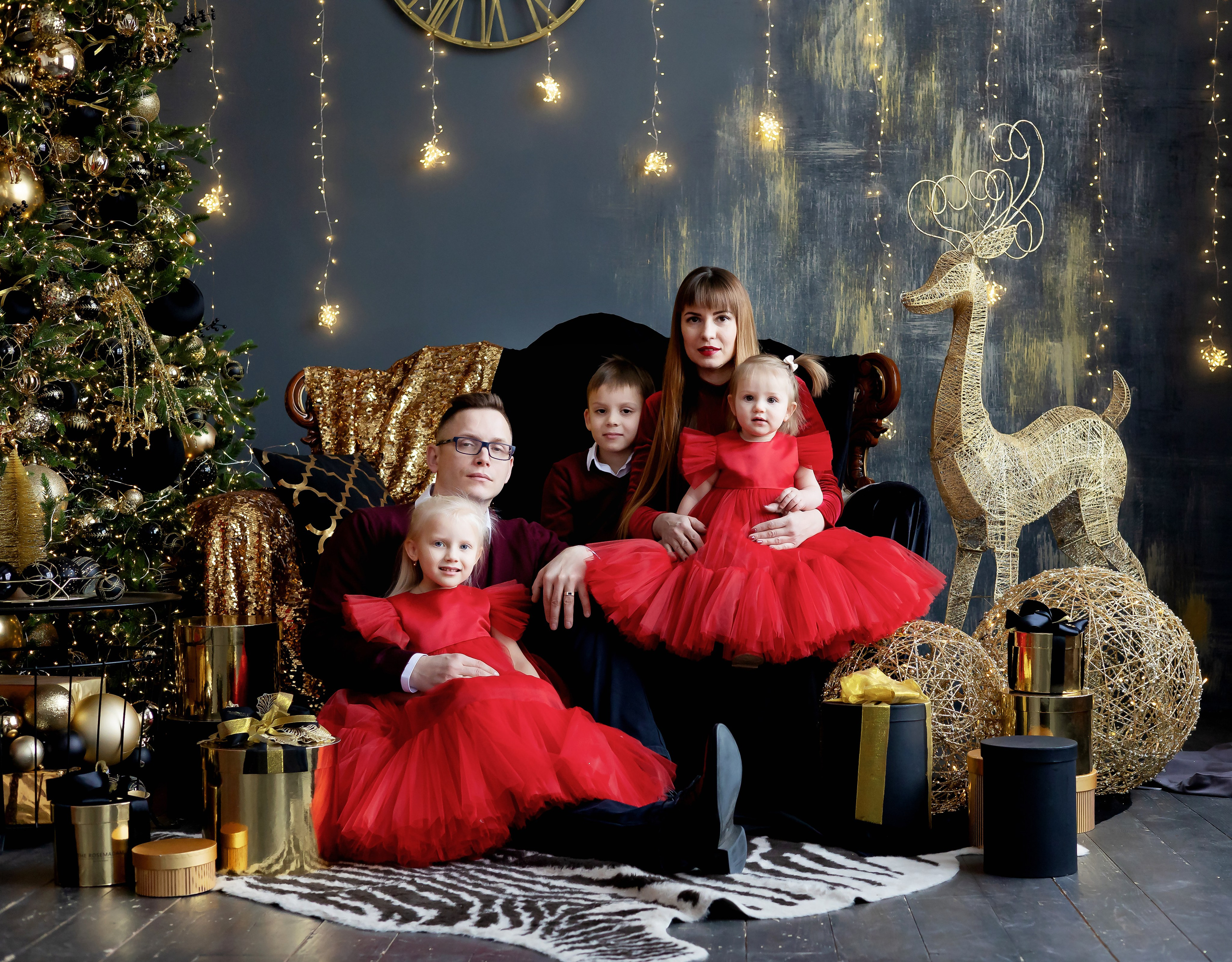 Новогодние съемки. Семейный и детский фотограф в Москве Маклакова Алеся