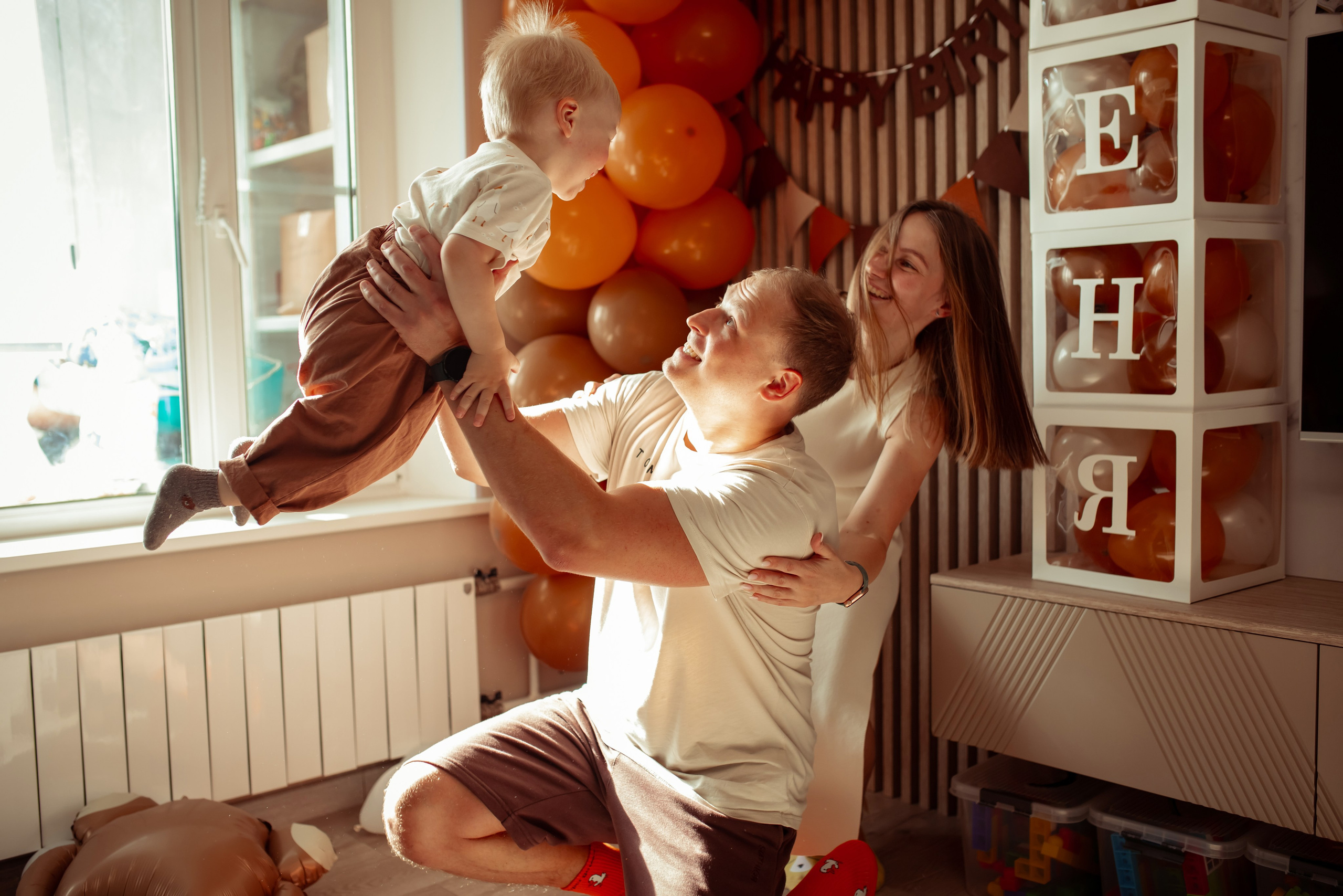 День рождение Арсения+домашняя съемка. Семейный и детский фотограф в Москве Дорогова Екатерина