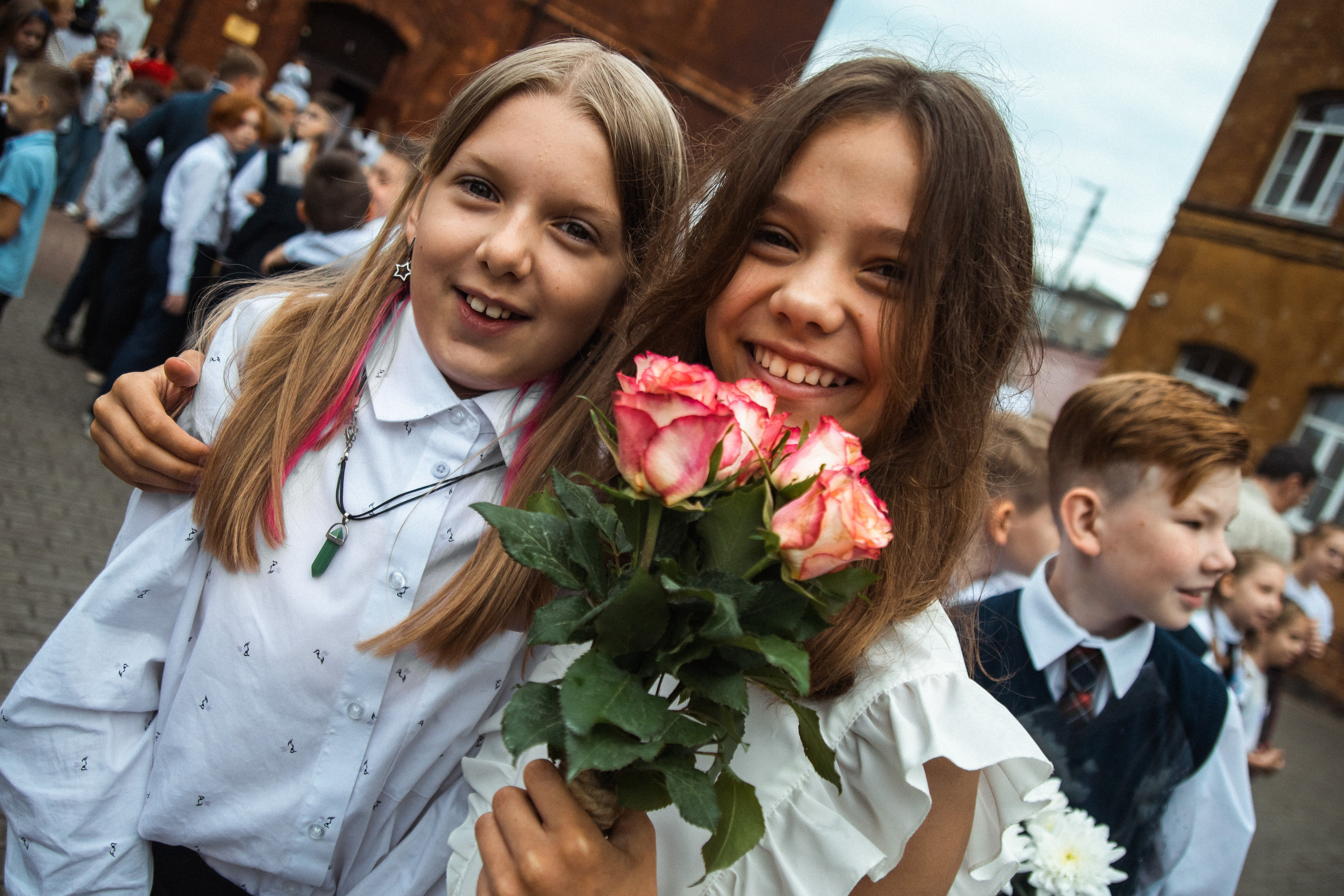 Линейка 4 класс. Фотограф Куянова Алина, семейные и свадебные фотосессии в Калининграде