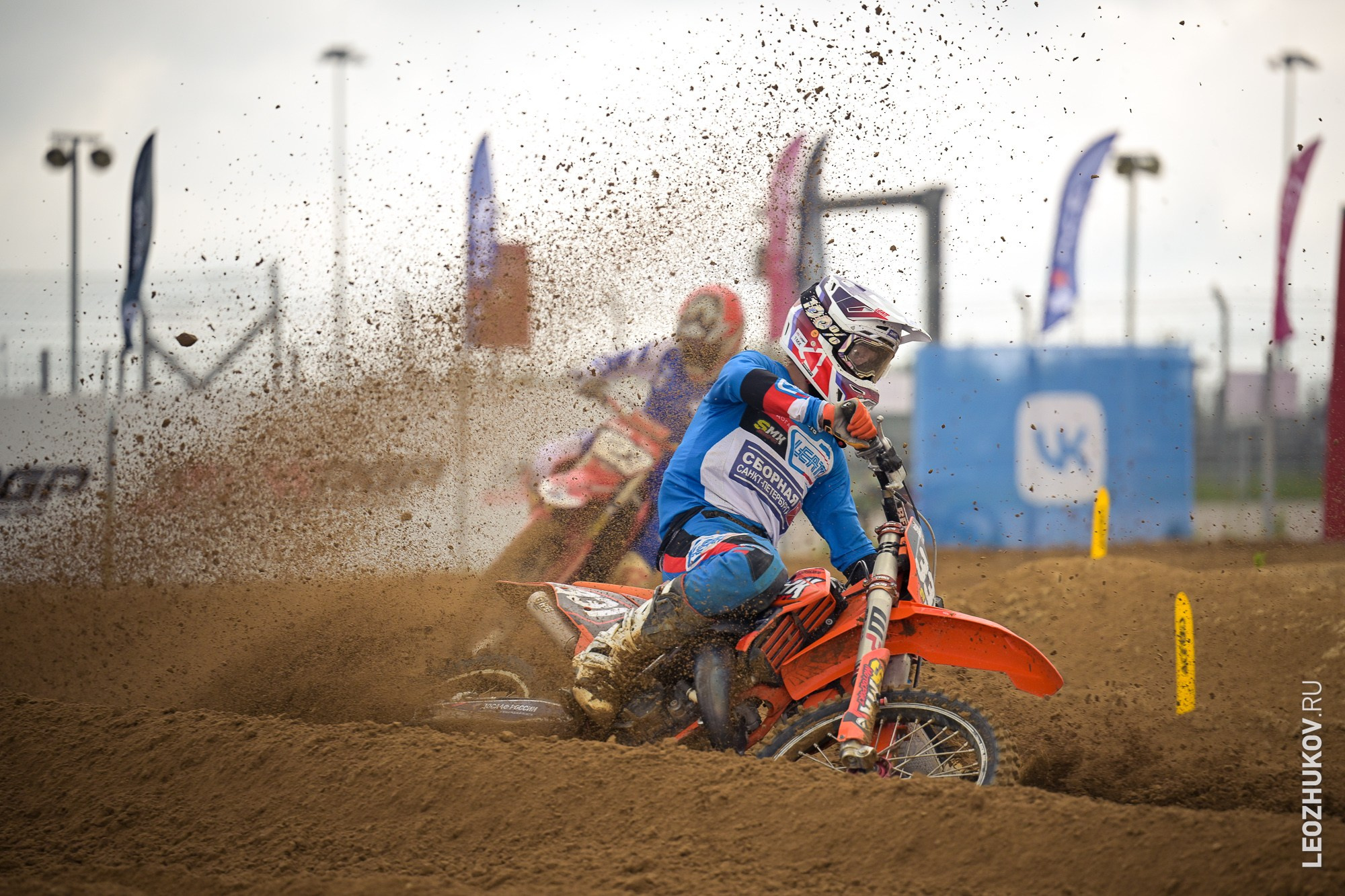 1 round of ММТ RGP russian motocross championships. Sports photographer Leonid Zhukov