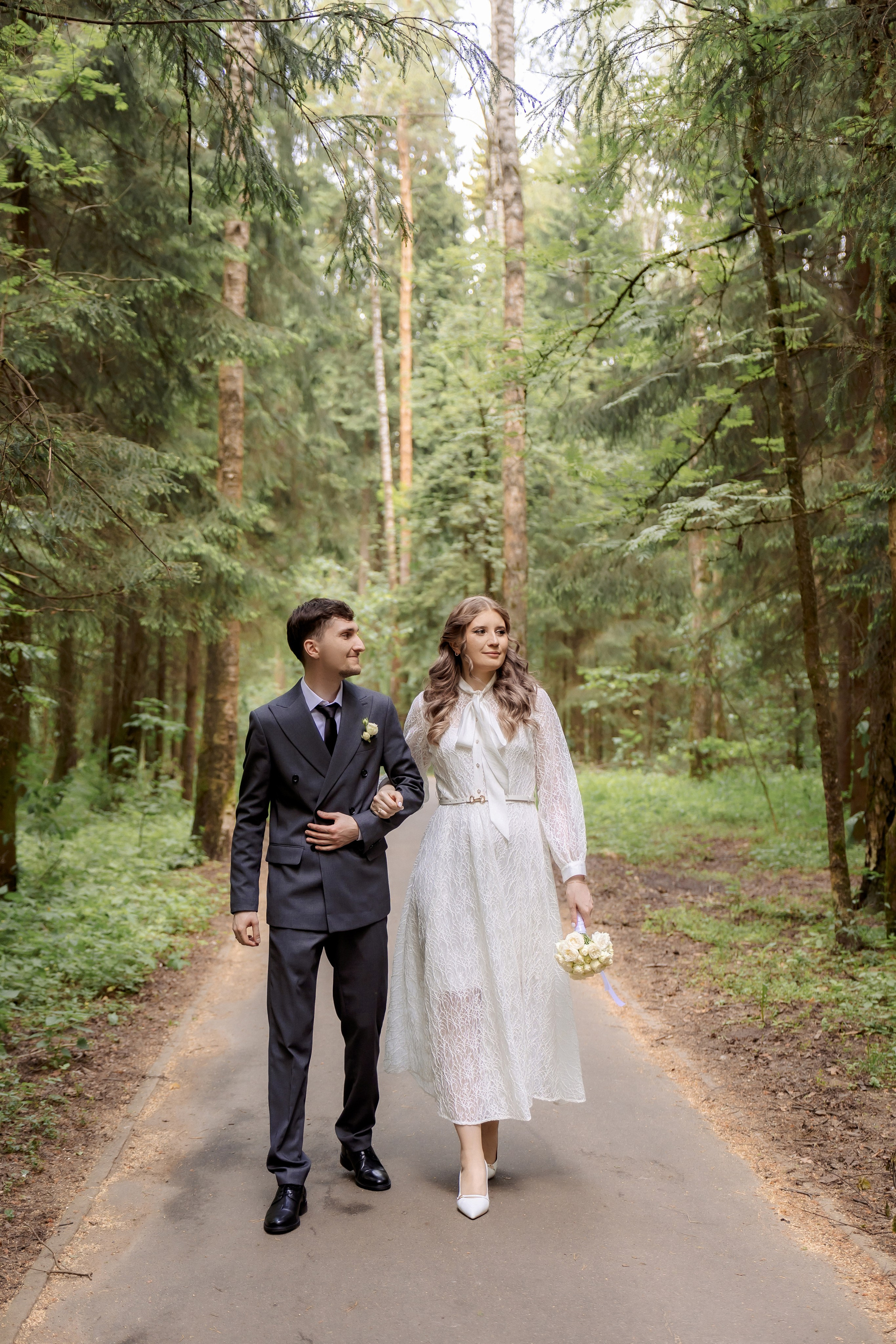 Е&Н (свадебная прогулка в лесу). Зотова Алена — семейный и женский фотограф в Зеленограде
