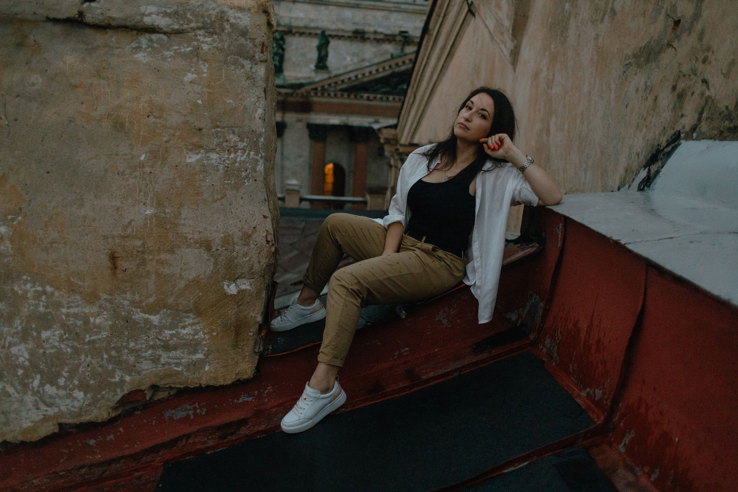 Фотосессия на крыше СПБ. Семейный и свадебный фотограф в Санкт-Петербурге и Всеволожске