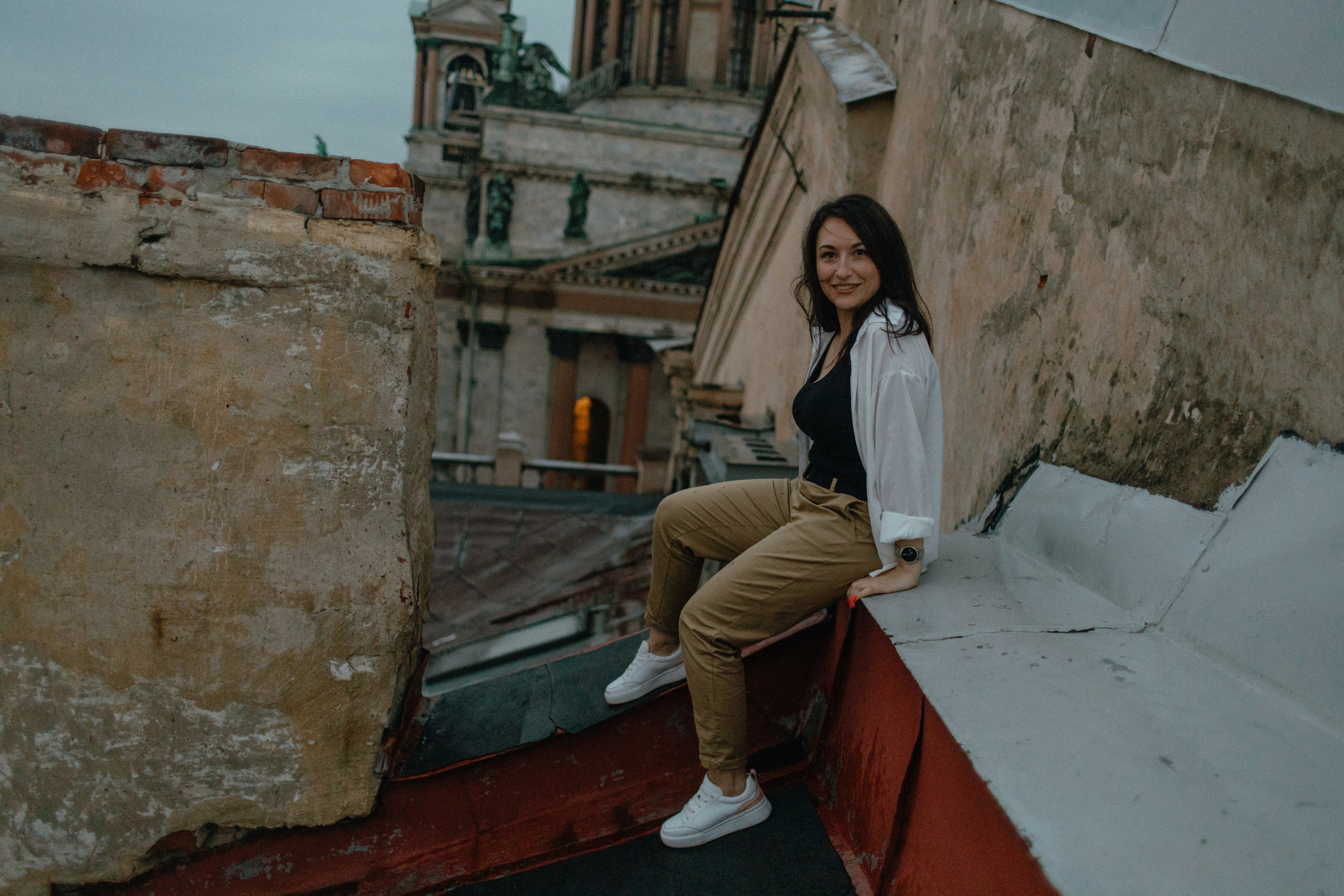 Фотосессия на крыше СПБ. Семейный и свадебный фотограф в Санкт-Петербурге и Всеволожске