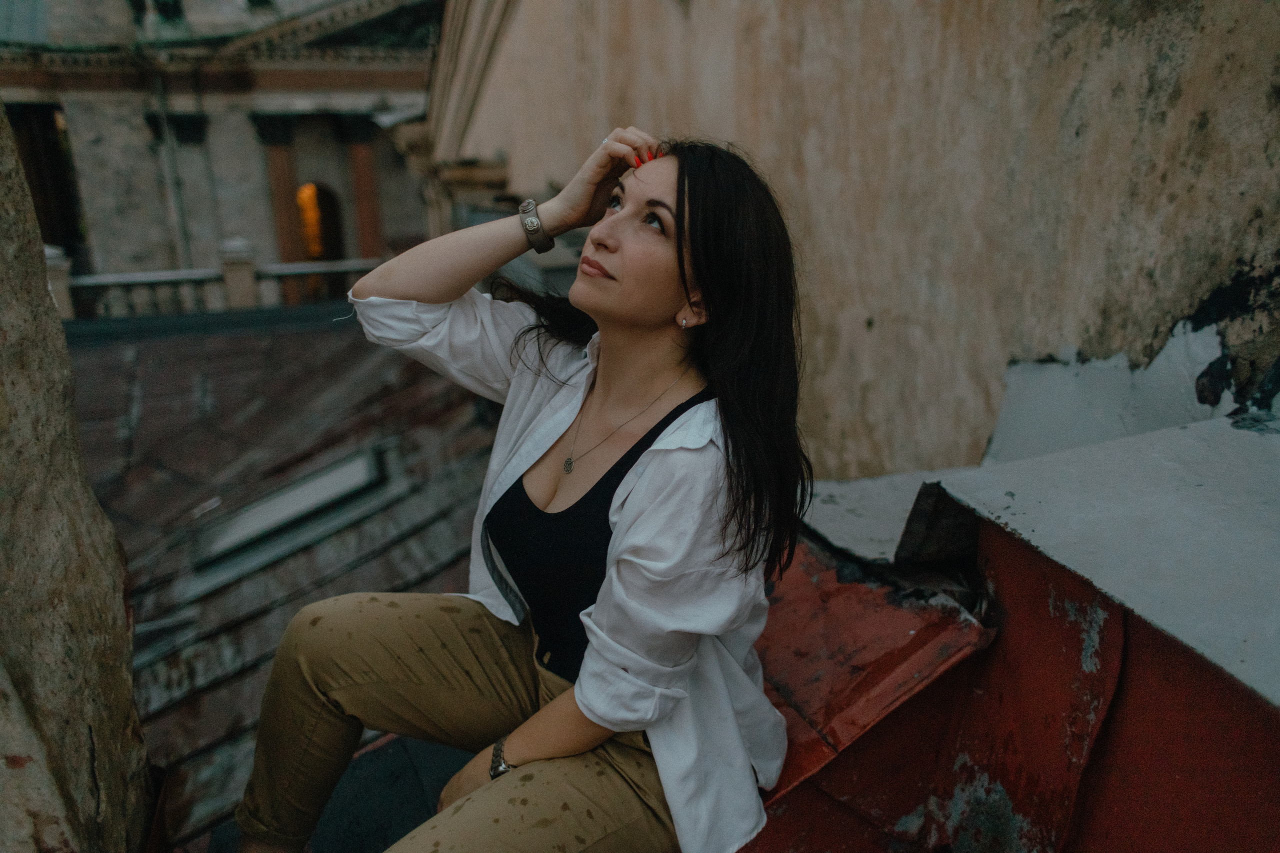 Фотосессия на крыше СПБ. Семейный и свадебный фотограф в Санкт-Петербурге и Всеволожске