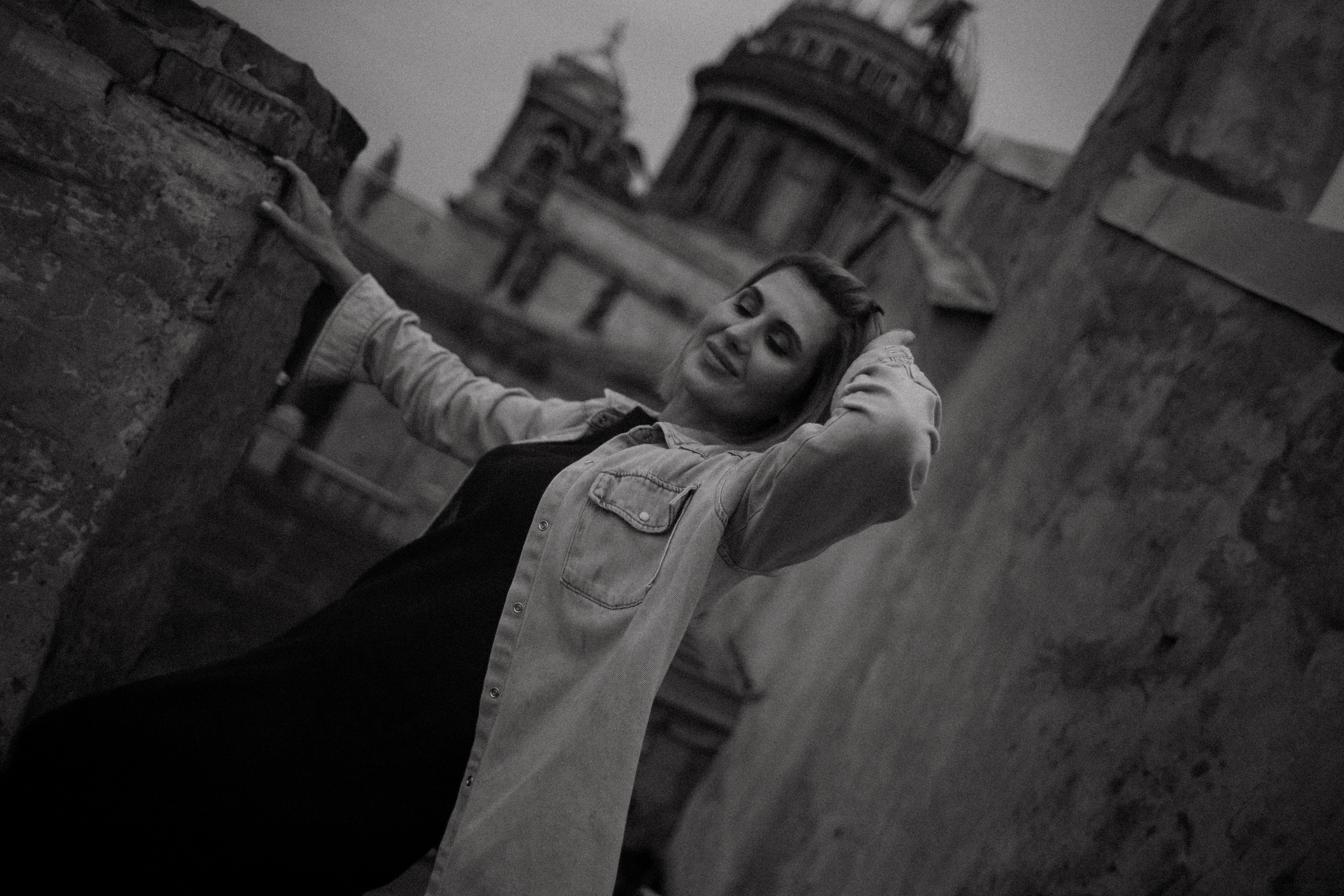 Фотосессия на крыше СПБ. Семейный и свадебный фотограф в Санкт-Петербурге и Всеволожске