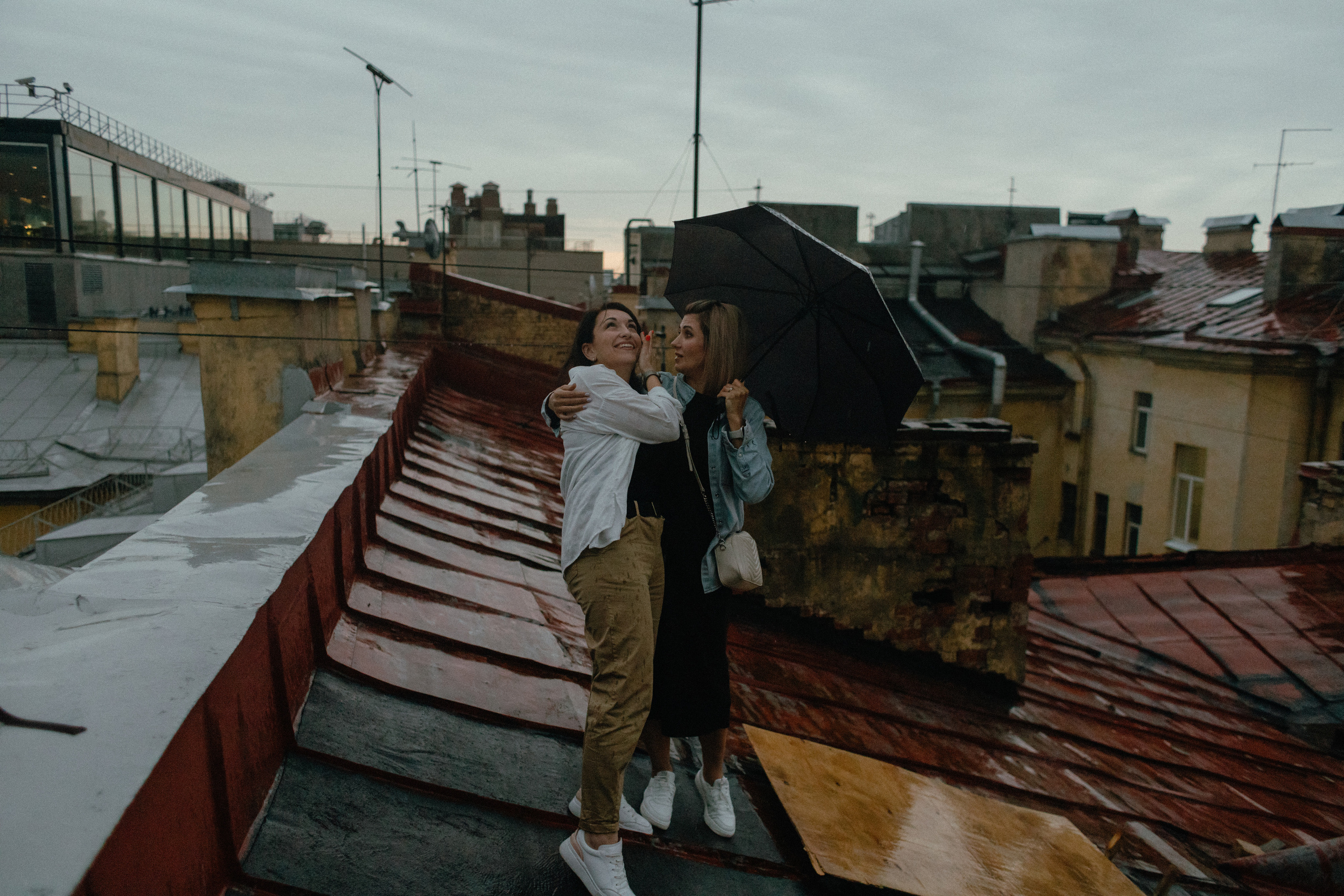 Фотосессия на крыше СПБ. Семейный и свадебный фотограф в Санкт-Петербурге и Всеволожске