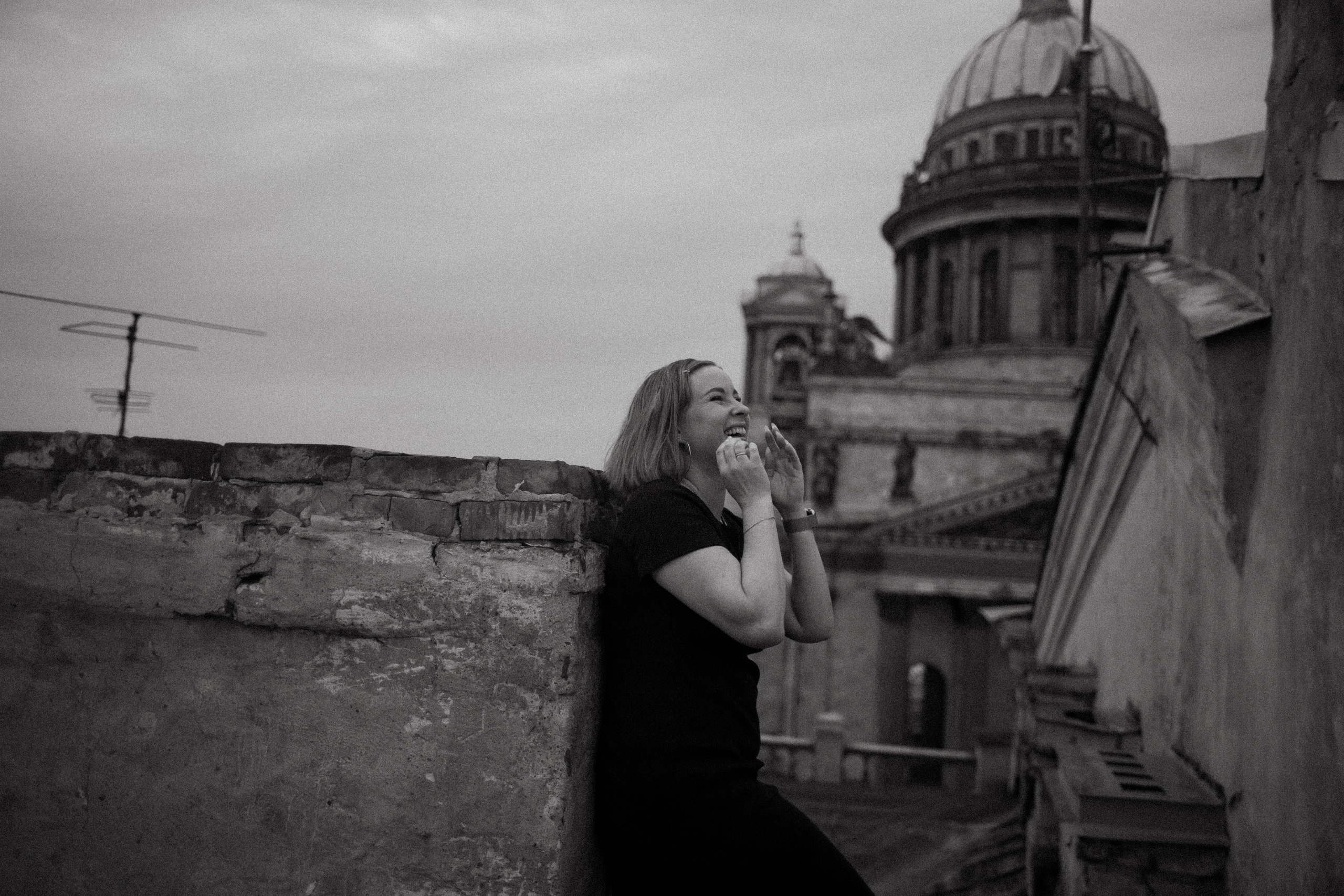 Фотосессия на крыше СПБ. Семейный и свадебный фотограф в Санкт-Петербурге и Всеволожске