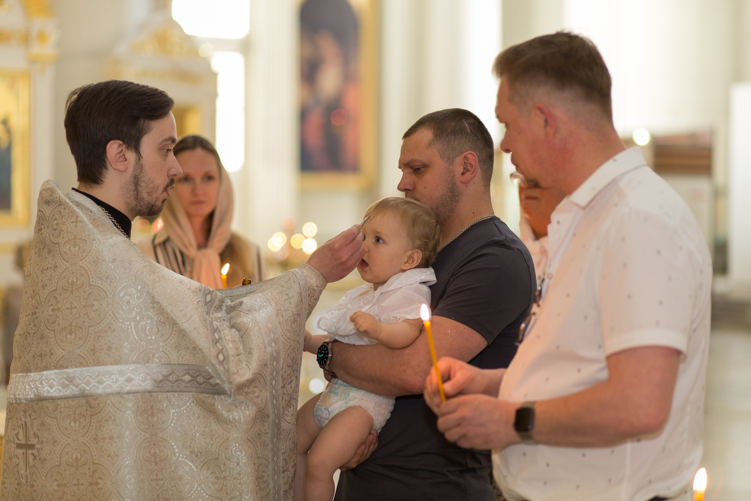 Крещение Александра. Фотограф Александр Заломаев