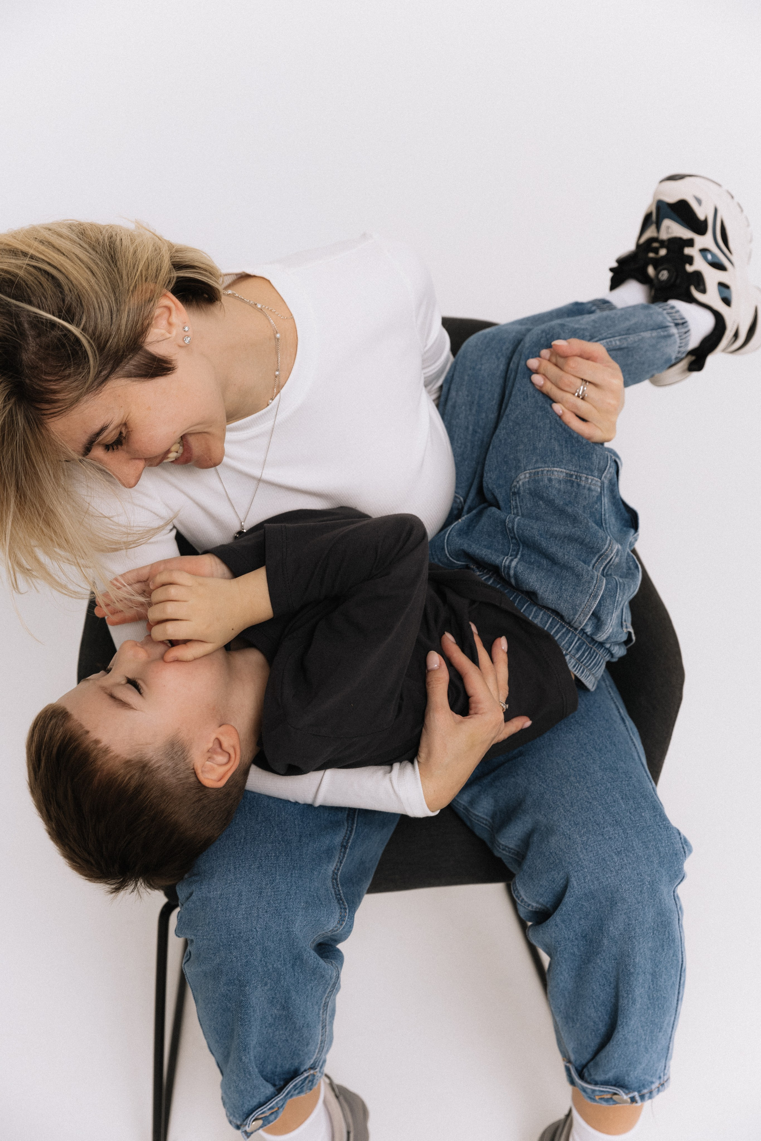 Лена, Леша и Миша. Фотограф и коллажист Ольга Шереметьева