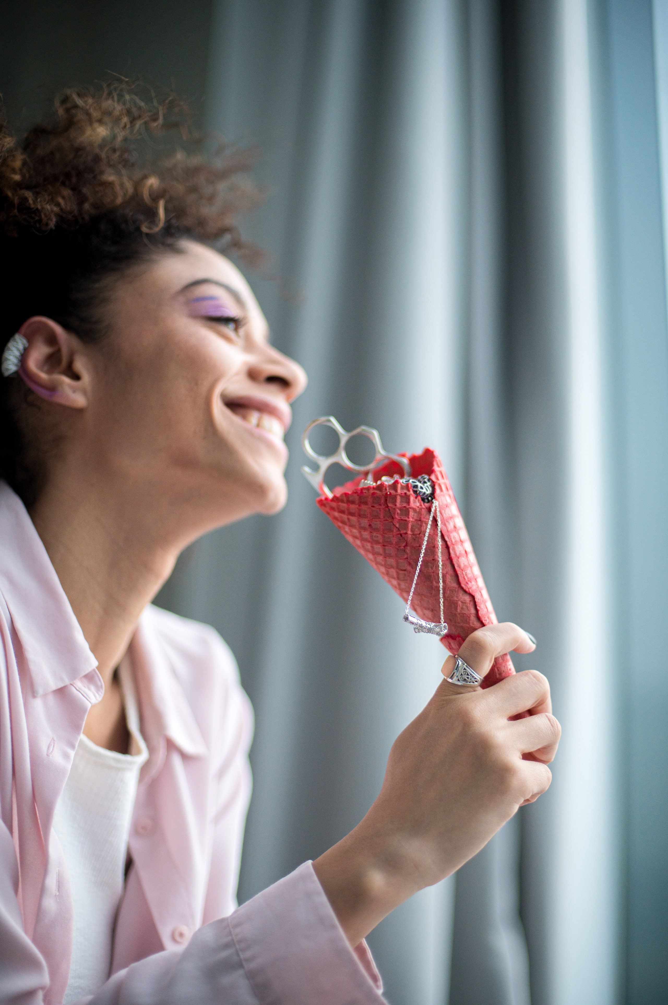 1991.jewelry. Elizaveta Filchenko. Fashion-photographer and director