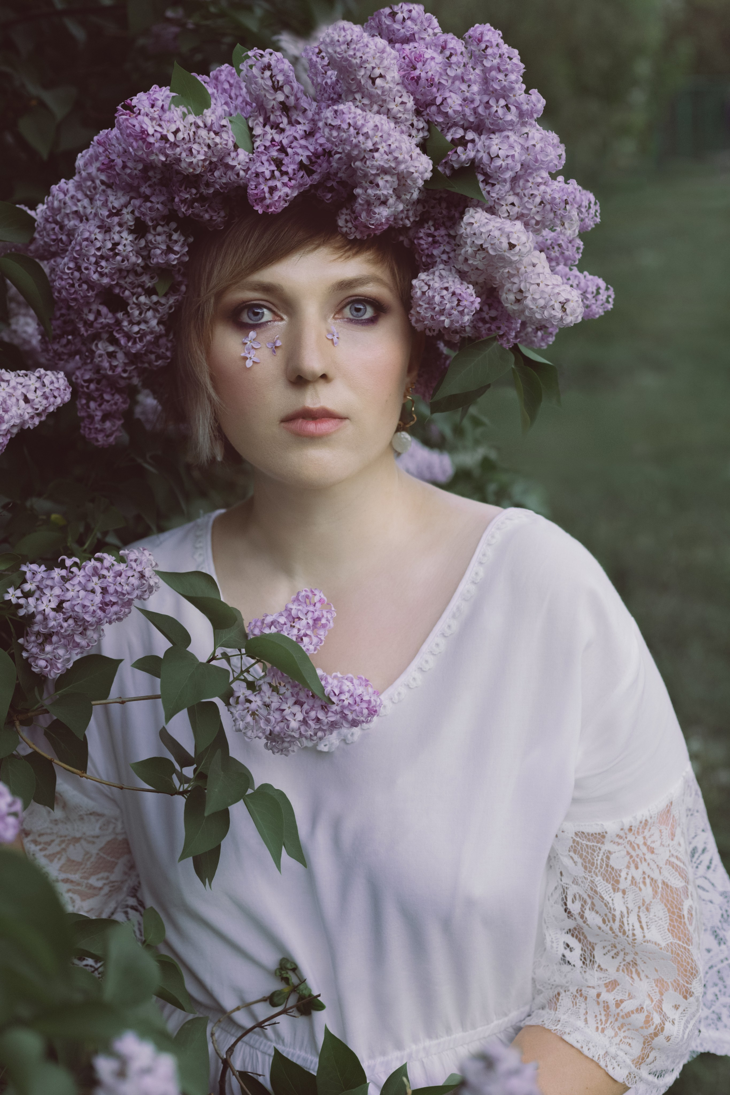 Художественный портрет на свежем воздухе. Фотограф в Новосибирске Краснова Евгения