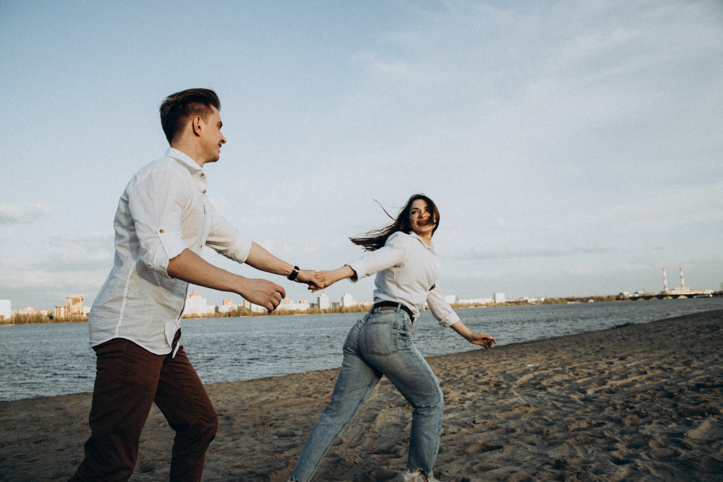 Песчаный берег. Свадебный и семейный фотограф в Воронеже Свиридова Евгения