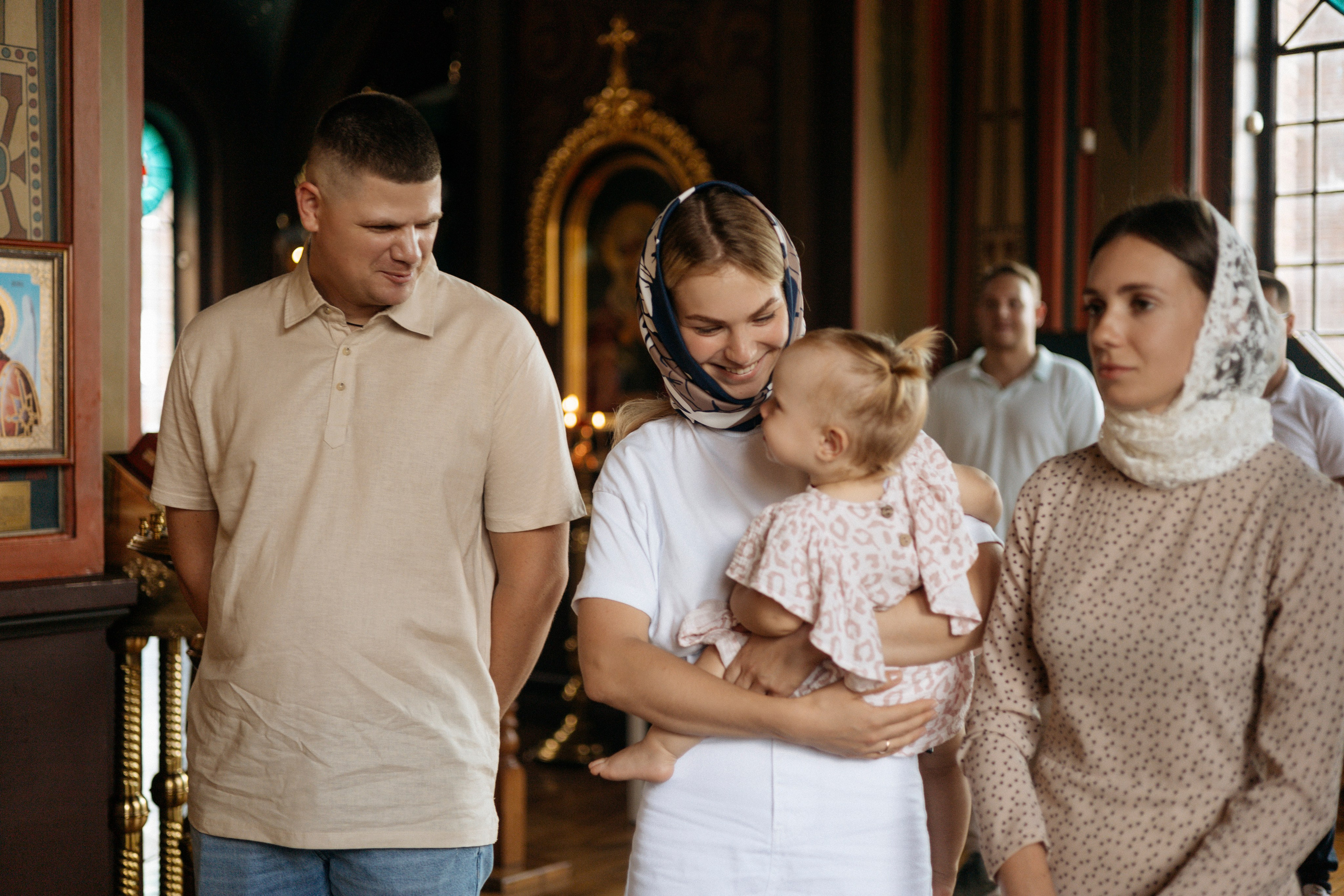Крещение Варвары. Самый теплый фотограф в Краснодаре Рябоконь Ксения