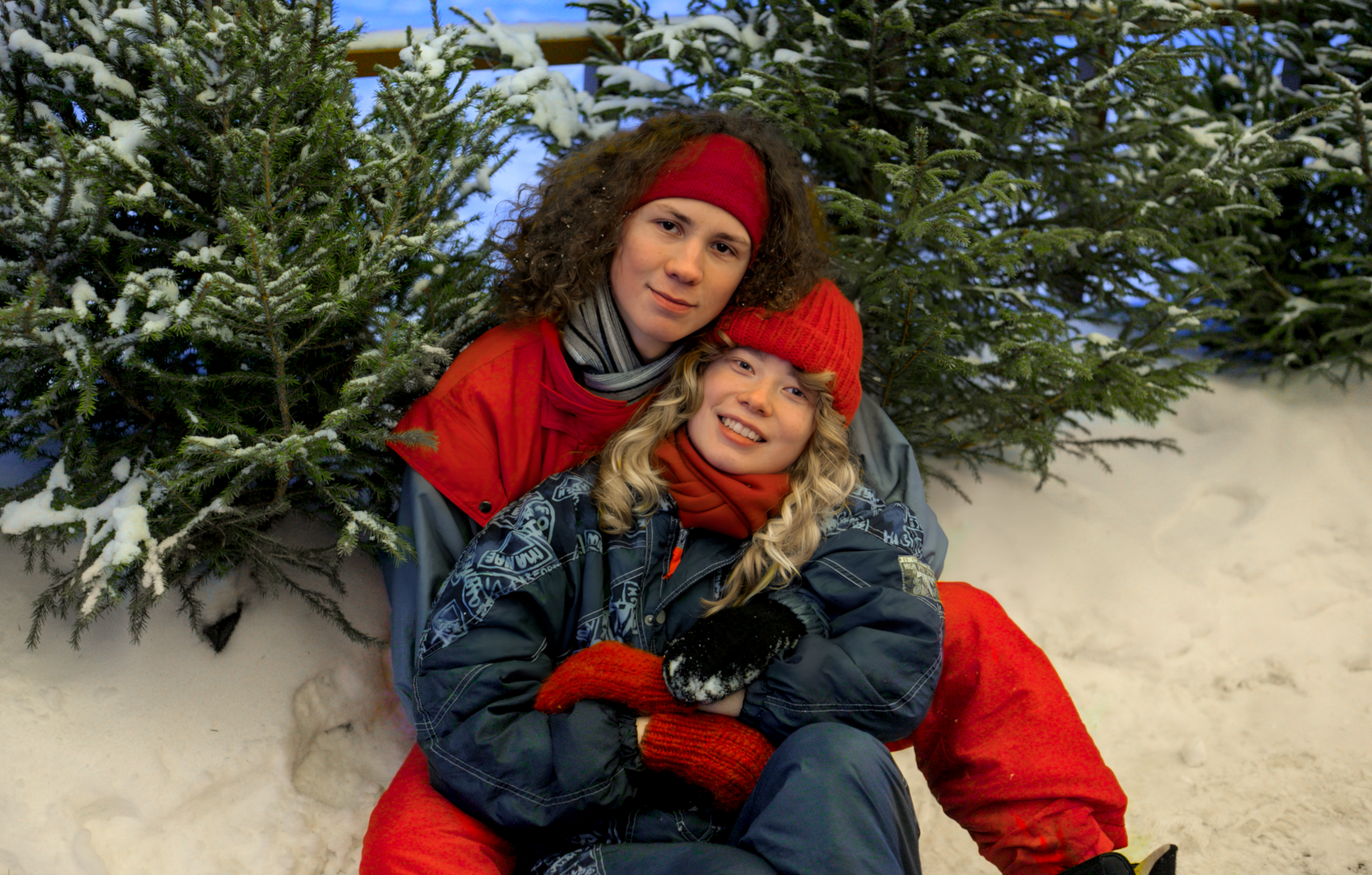 Парная фотосессия «сНежная прогулка» в Перми от MarCh Photography | Зимняя романтика и уют. MarCh Photography — Фотограф в Перми