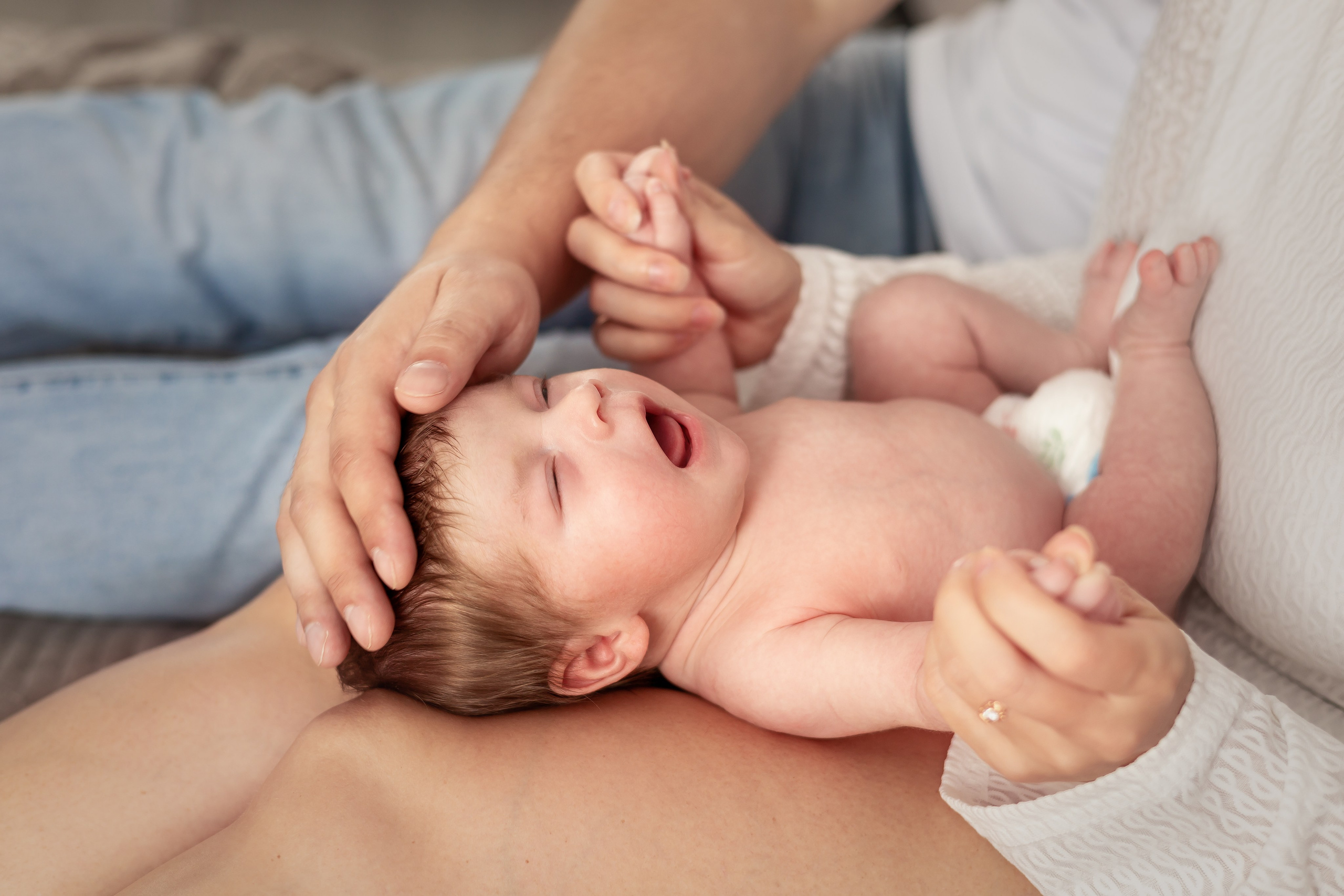 Фотосессия новорожденноых лайфстайл. Фотограф новорожденных в Ижевске Анастасия Преснякова