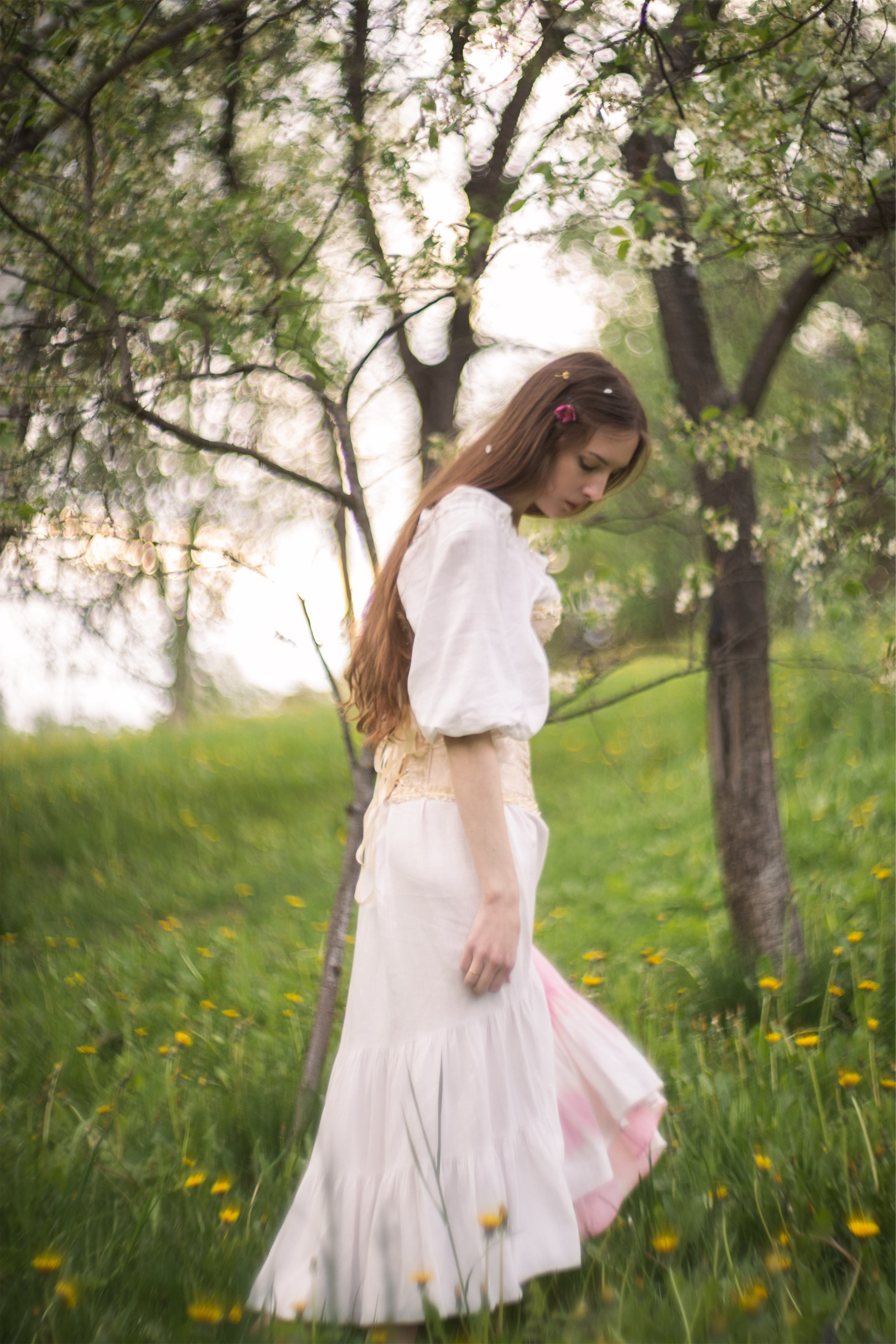 Пикник в розовых яблонях. Юлия Башкатова, сказочный фотограф, Москва