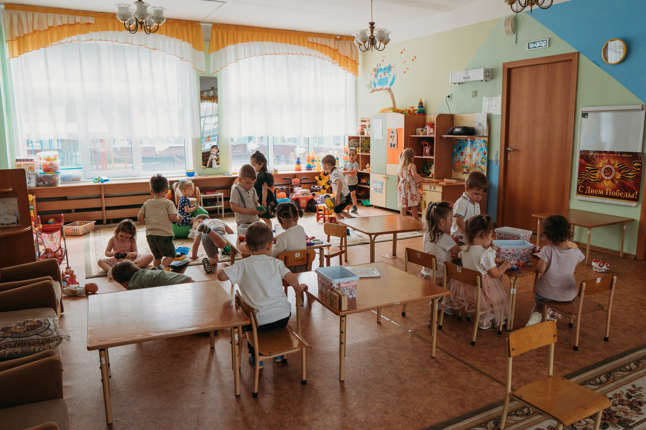 Съемка в детских садах. Семейный домашний фотограф в Барнауле Мария Лобастова