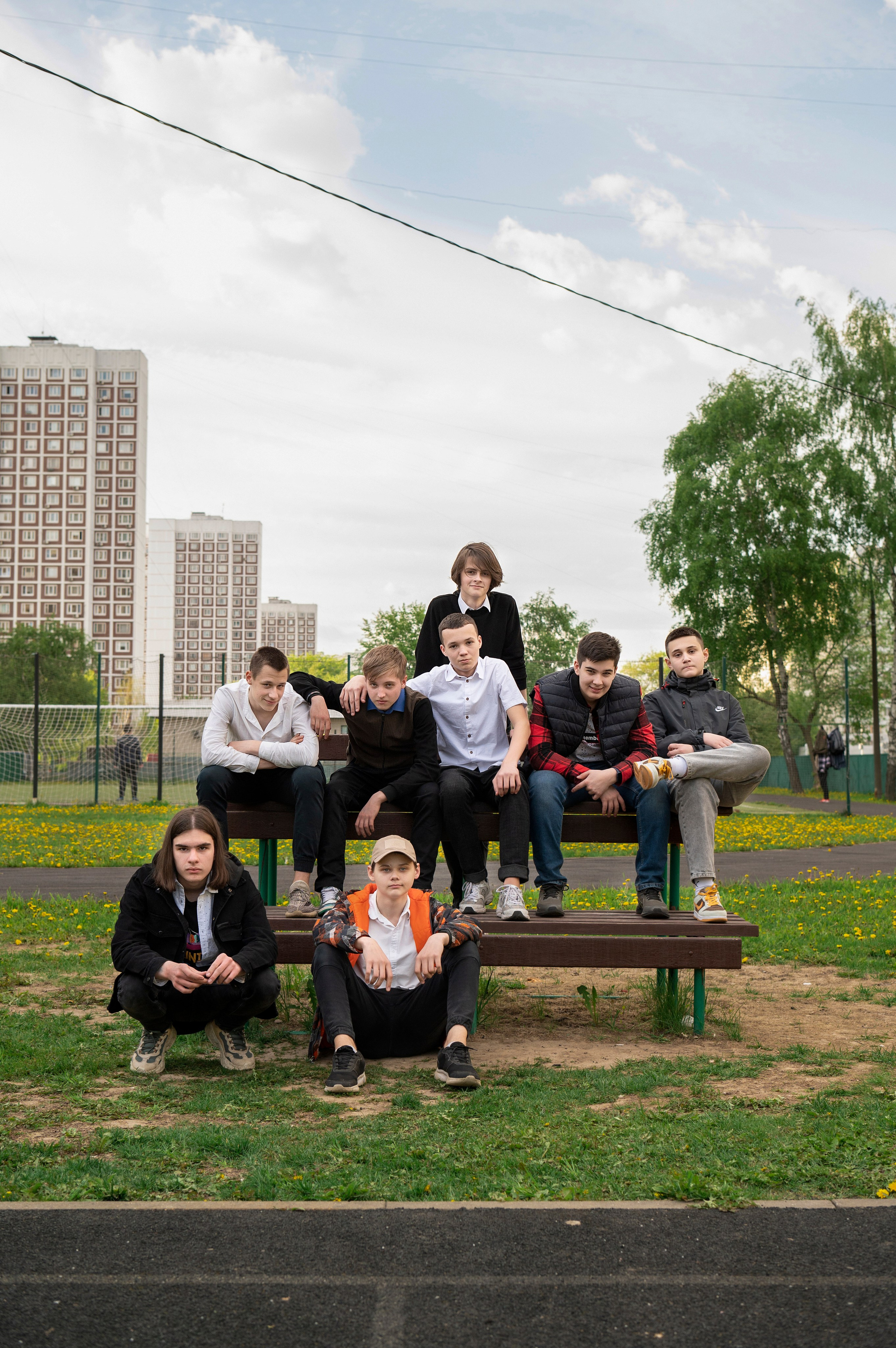 Весенняя фотосессия Школа 953. Детский и семейный фотограф г. Москва Оксана Катаджи