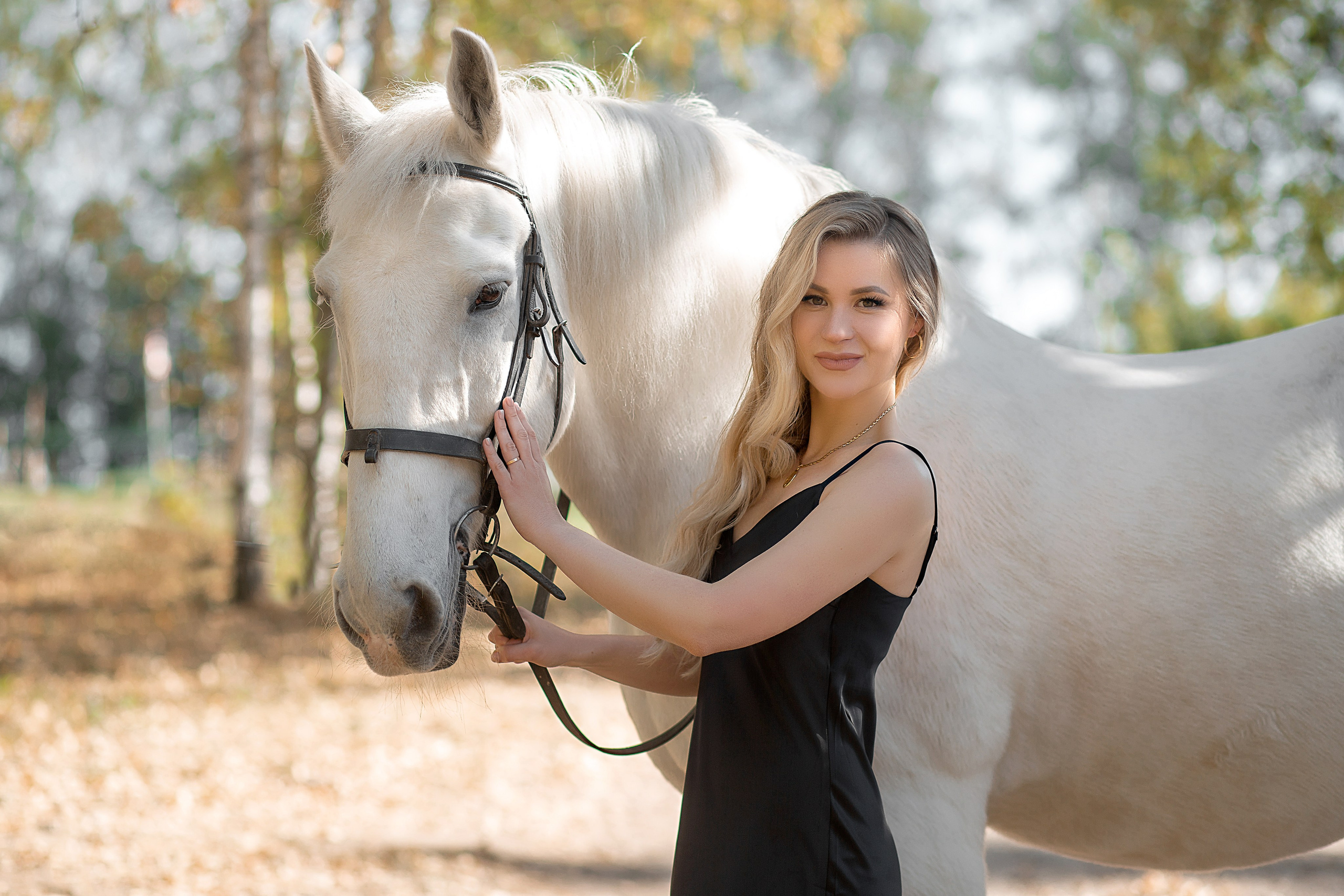 Наталья и Воробей. Фотосессия с лошадьми в Нижнем Новгороде