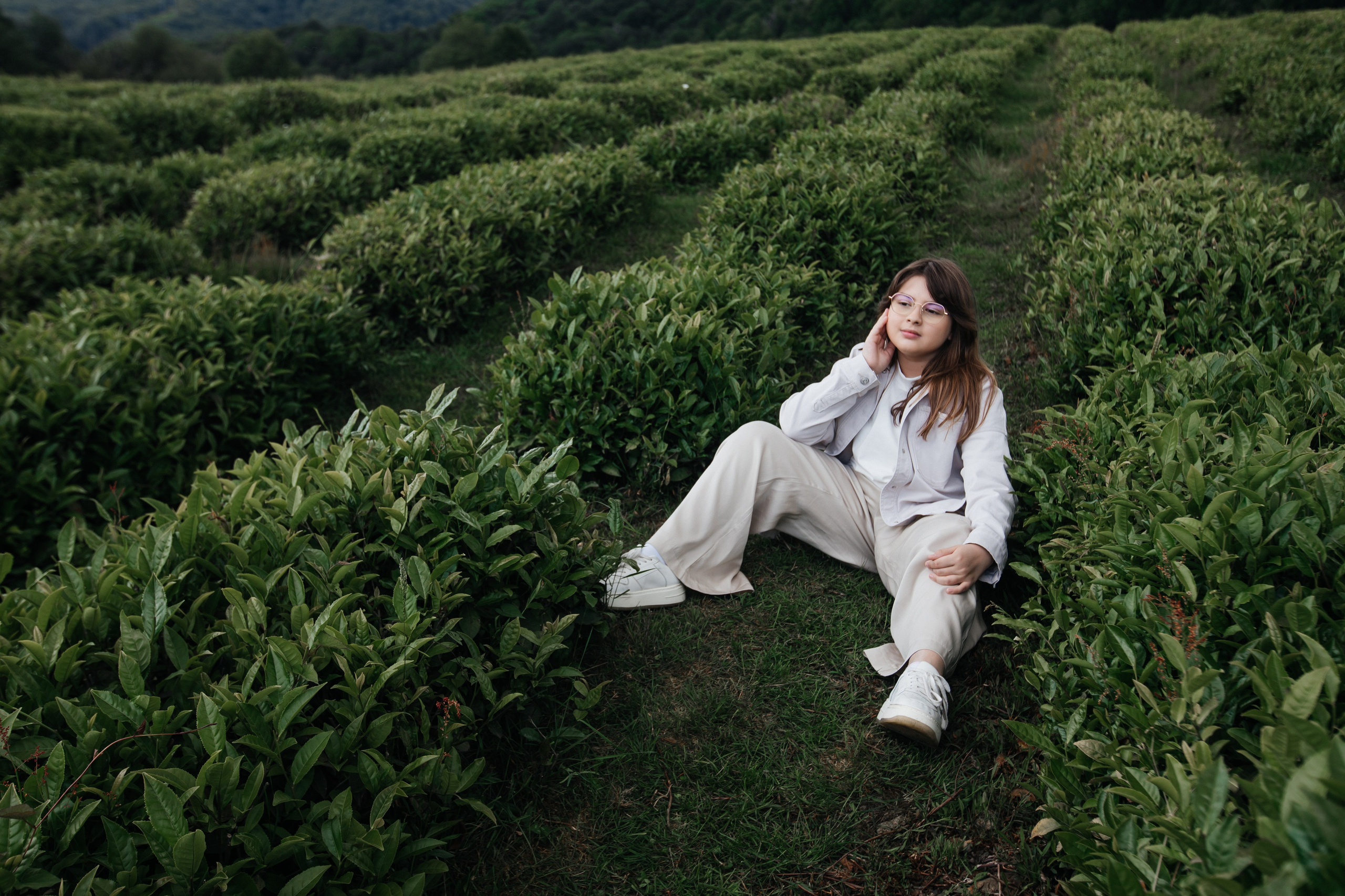 Tea plantation. Efimova Model Agency