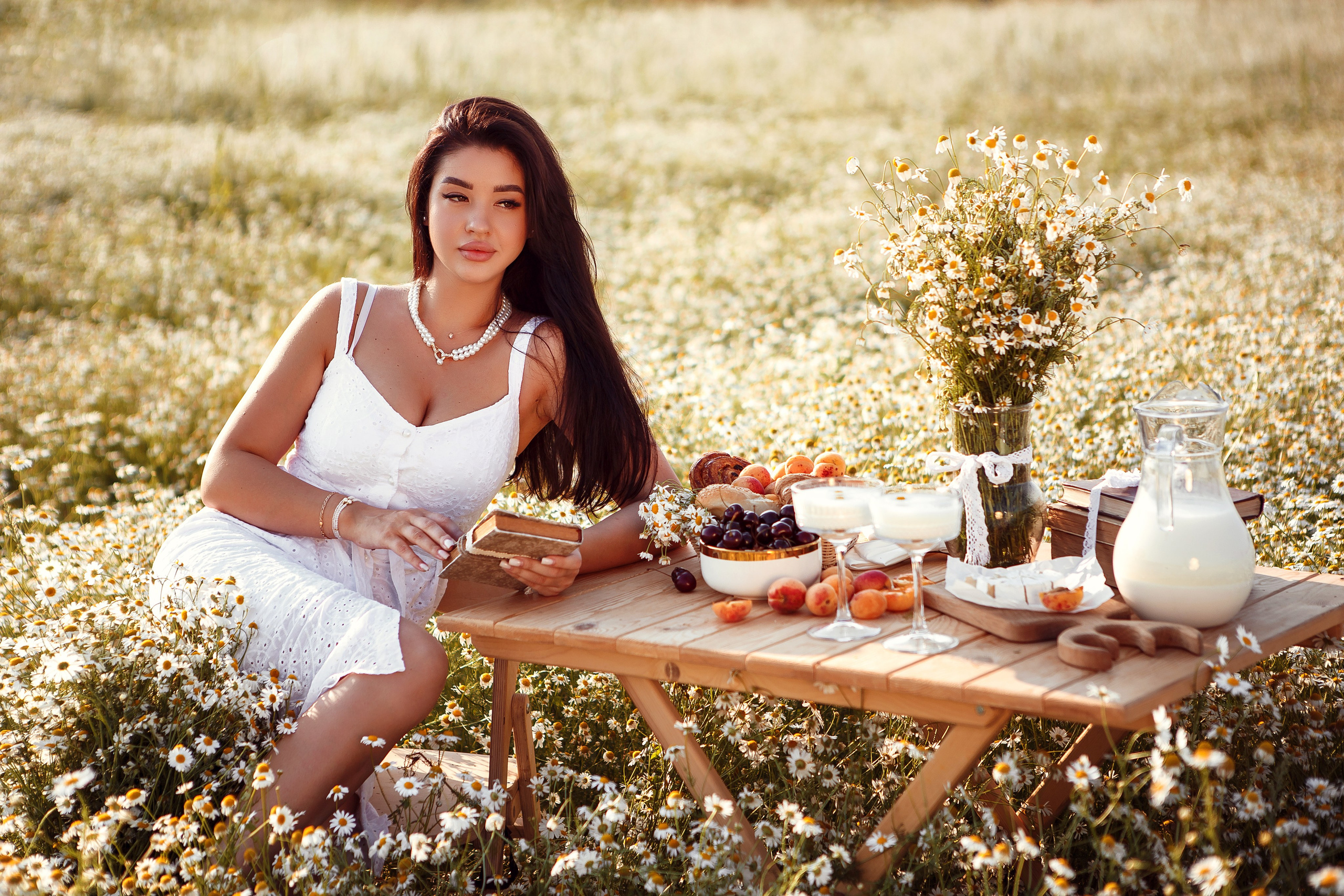 Завтрак в ромашках. Фотограф в Иваново и других городах Ирина Сметанкина