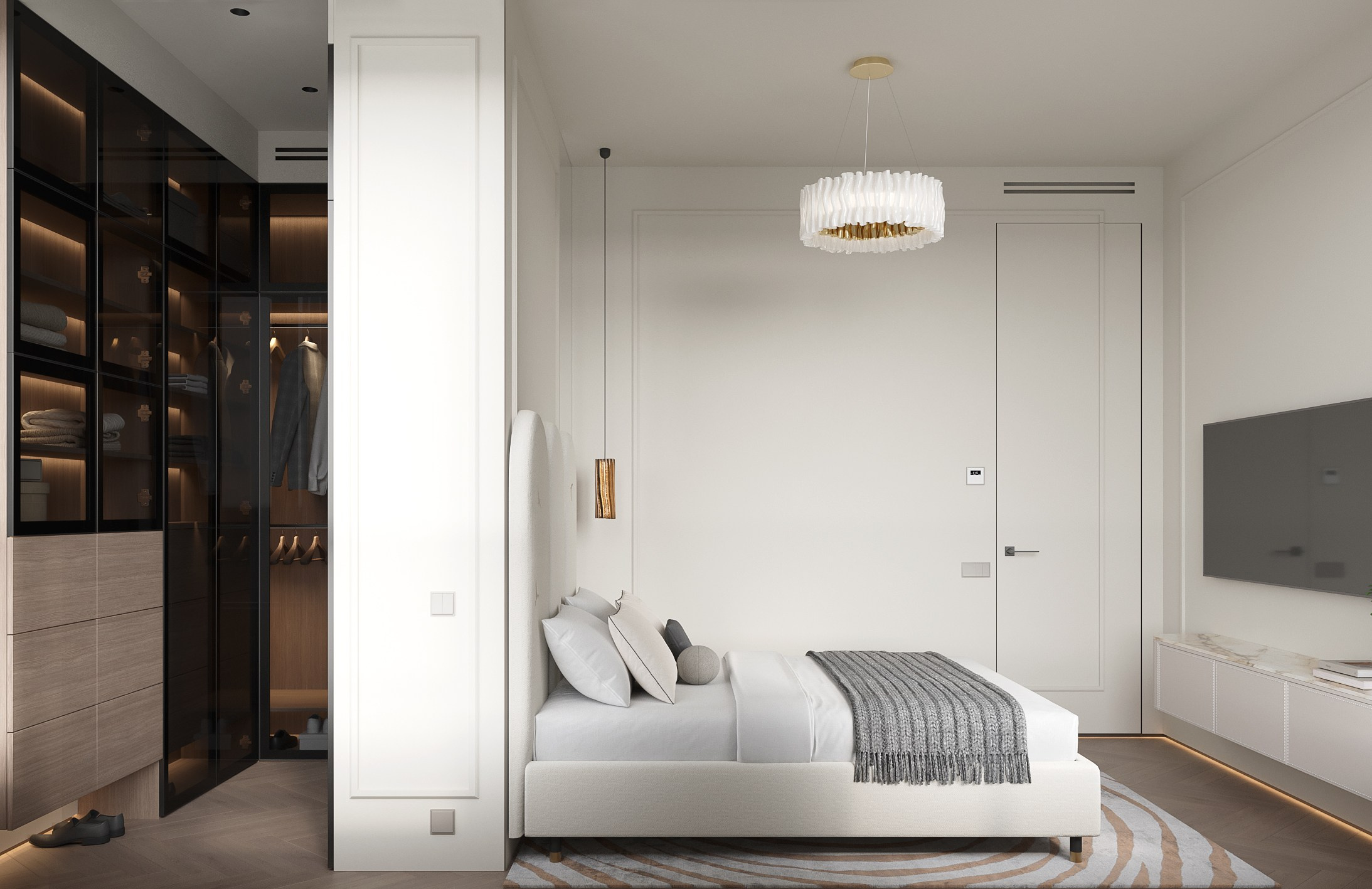 ЖК Sydney city Дизайн Мария Попова. 3D визуализатор интерьеров Ксения Жарко