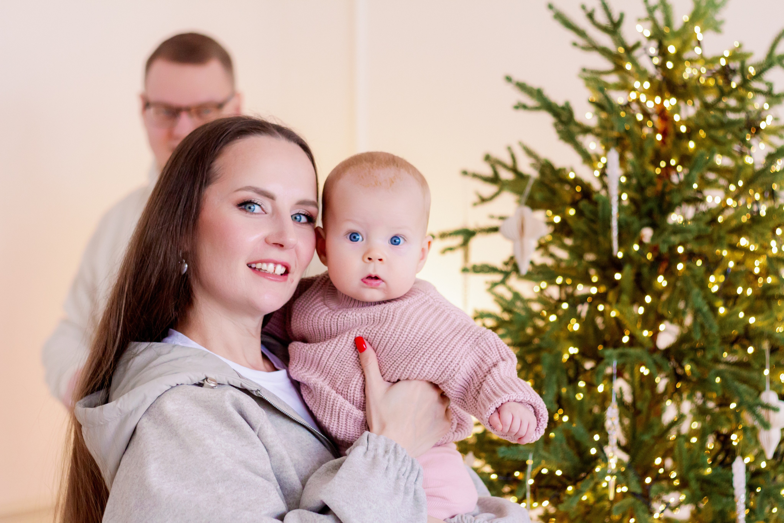 Новогодняя семейная фотосессия с малышом, Екатеринбург. Фотограф в Екатеринбурге Пойгина Елена