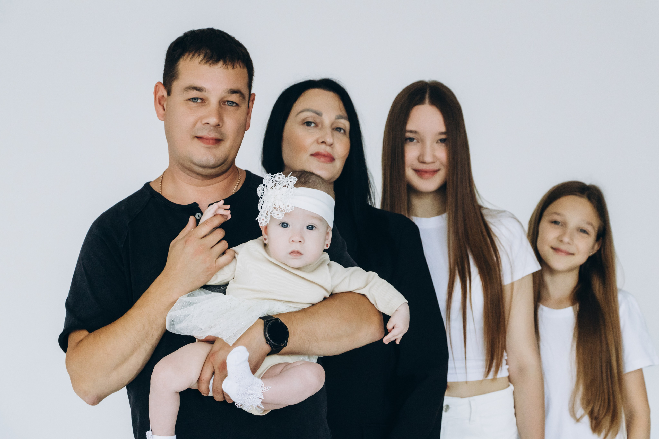 Семейная фотосессия в студии, Екатеринбург. Фотограф в Екатеринбурге Пойгина Елена