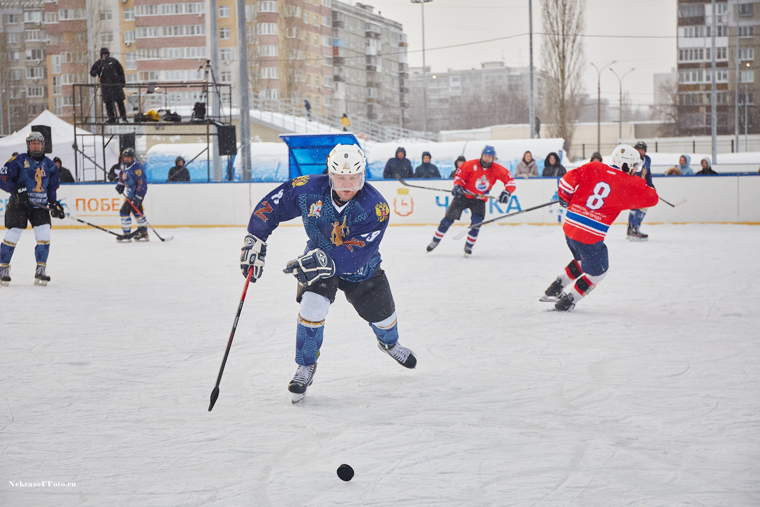 Турнир по хоккею «Русская классика» в рамках Офицерской хоккейной лиги. Спортивный фотограф Некрасов Денис