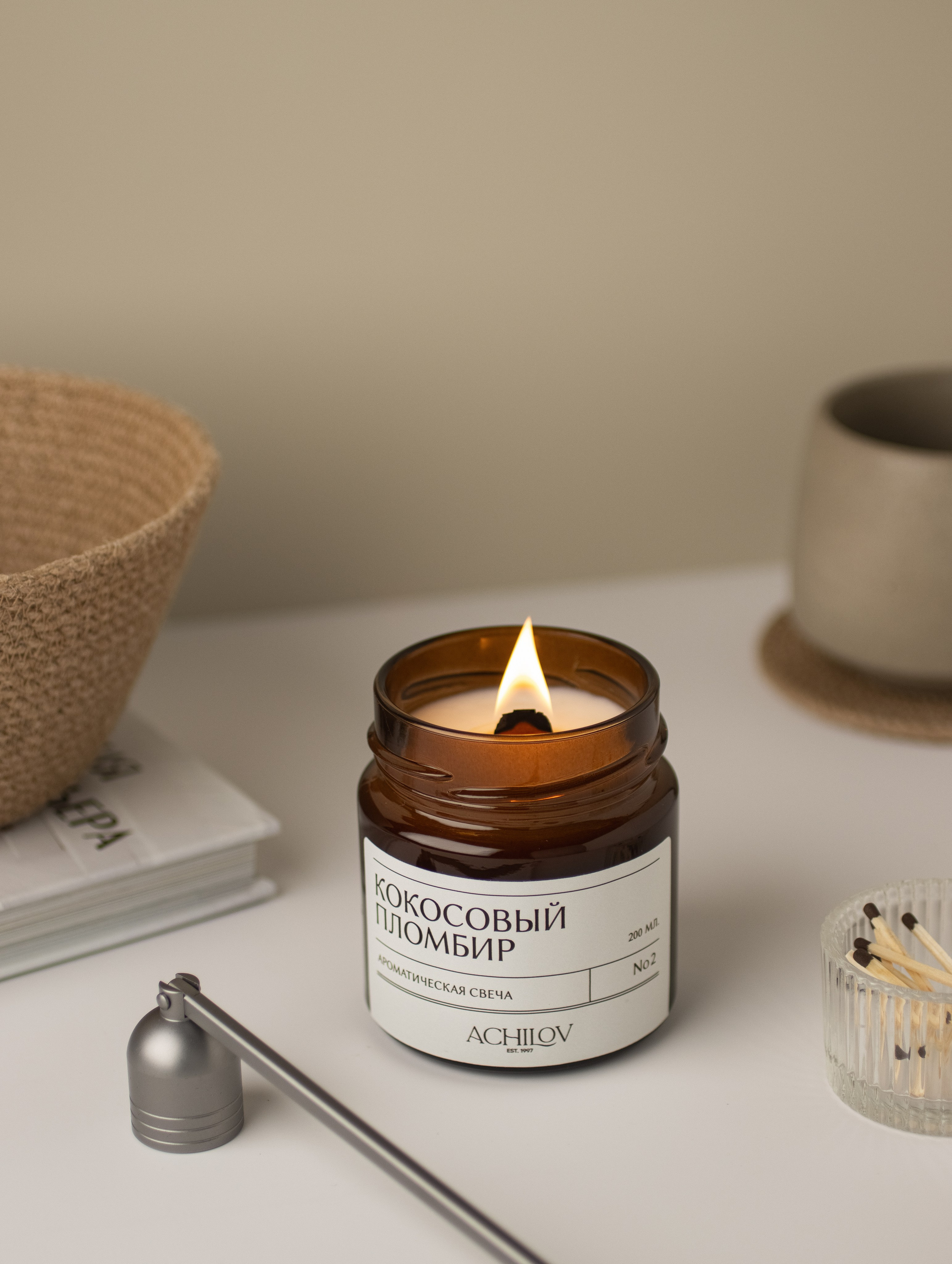 Свечи ACHILOV. Предметный фотограф в Балашихе Анастасия Михайлова