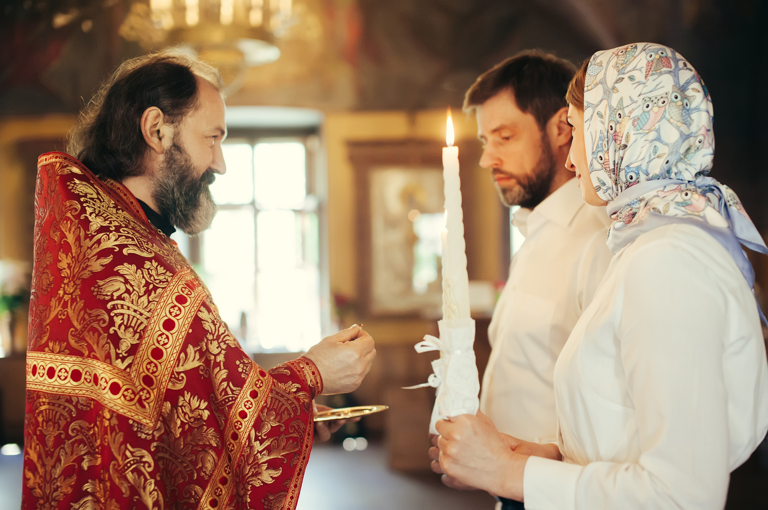Екатерина и Александр. Венчание, Москва. Семейный фотограф Анна Дубовская