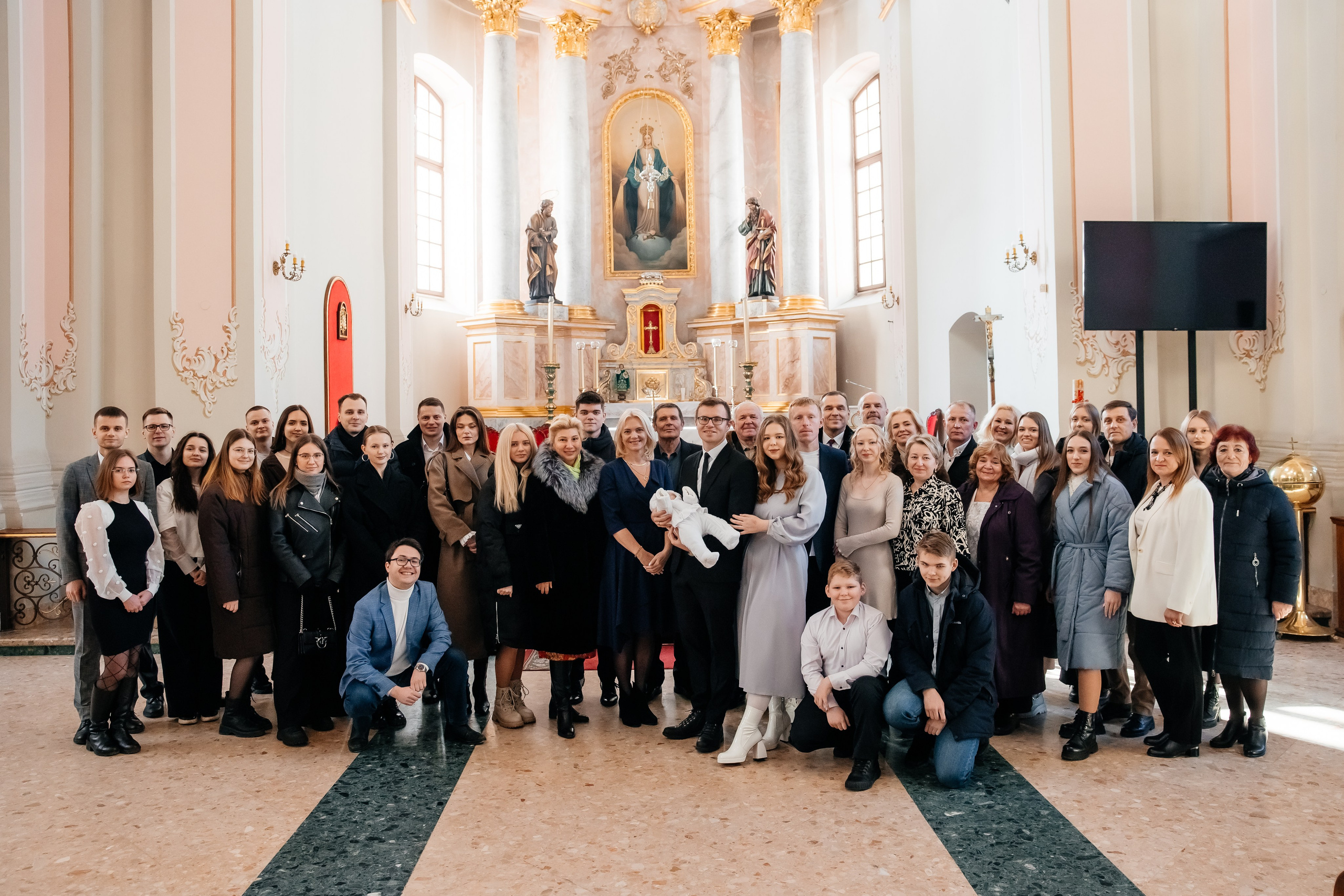 Крещение Софии. Архикафедральный костел Имени Пресвятой Девы Марии. Фотограф ВИКА МЕДУЗА