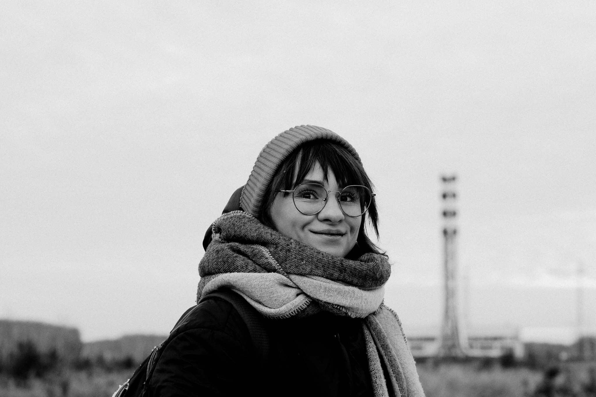 Зимняя фотосессия в лесу в Тюмени — Оля — Фотограф Дарья Мустафина. Фотограф Дарья Мустафина, Тюмень