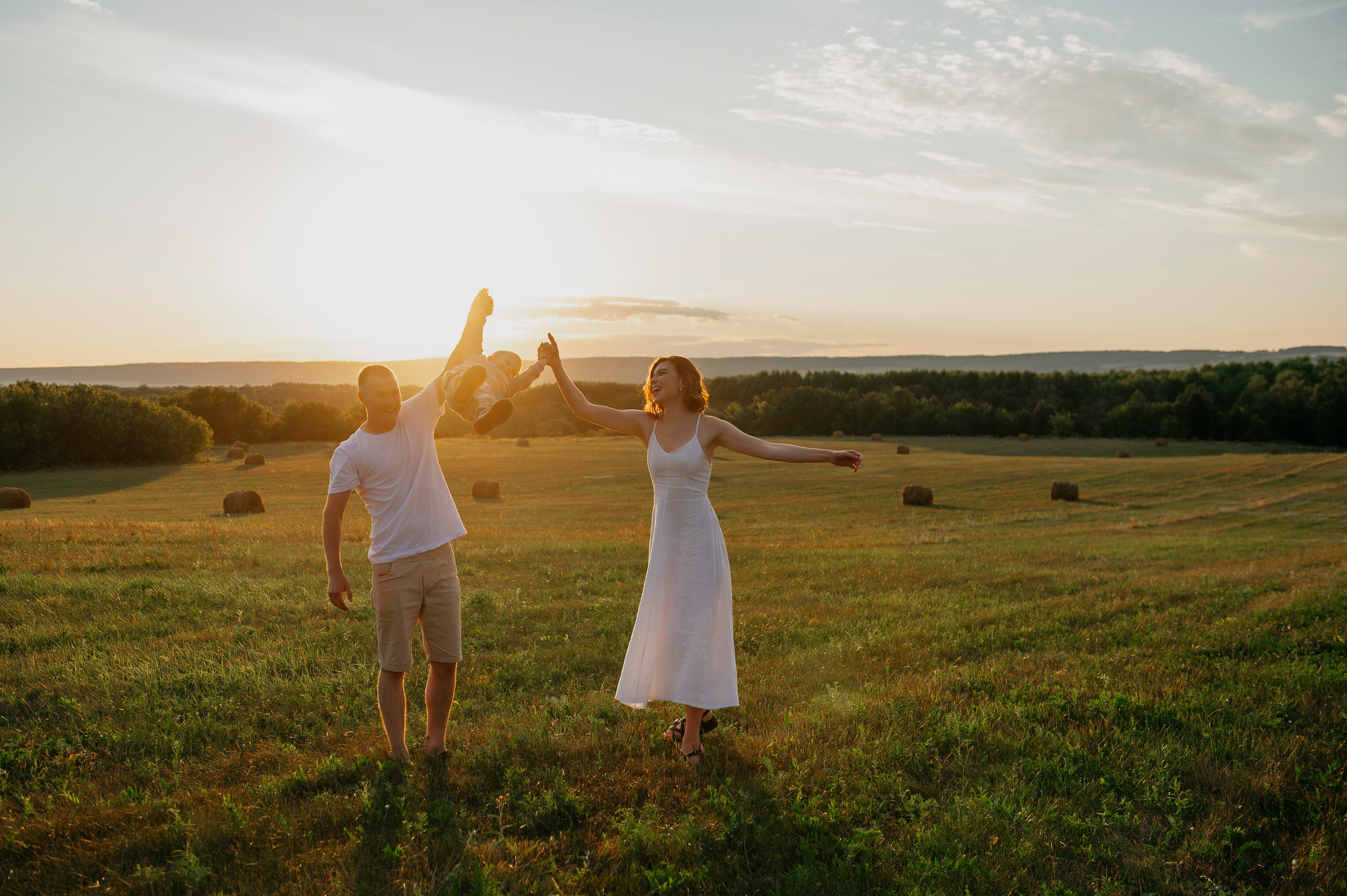 Семейная прогулка на закте. Фотограф Дарья Семина