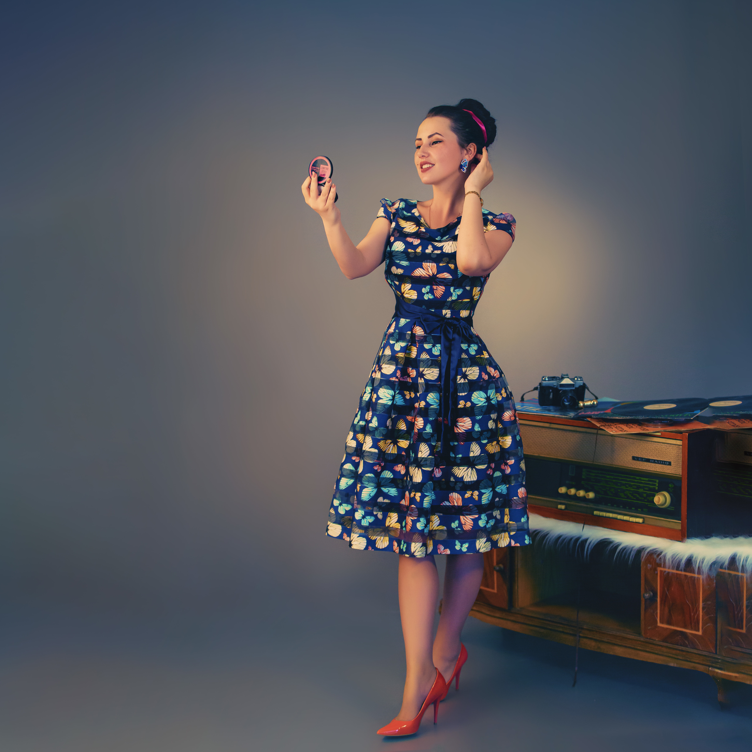 Фотосессия девушки в ретро стиле. Свадебный фотограф в Барановичах Вячеслав Шах-Гусейнов, фотошкола