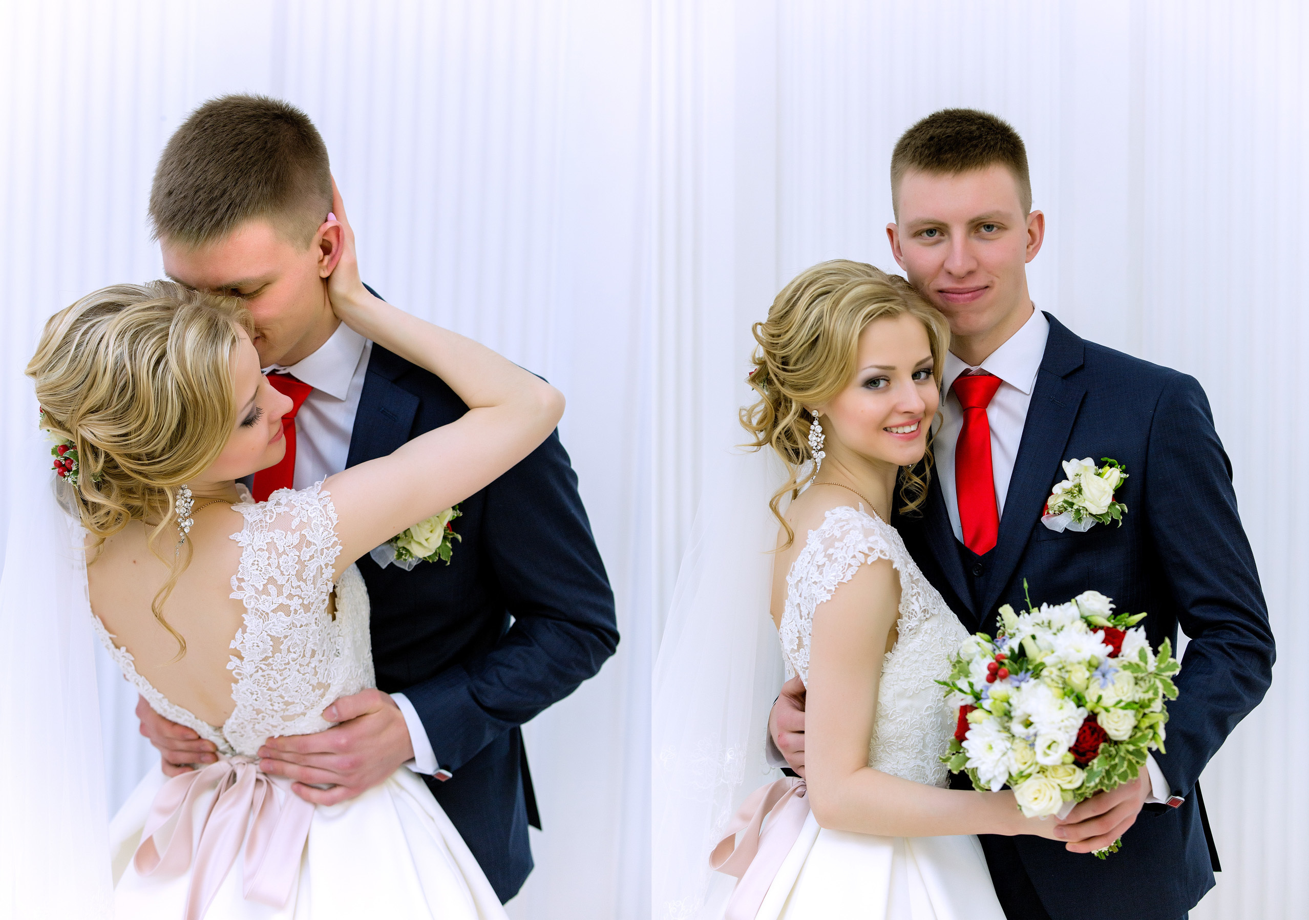 портрет жениха с невестой.