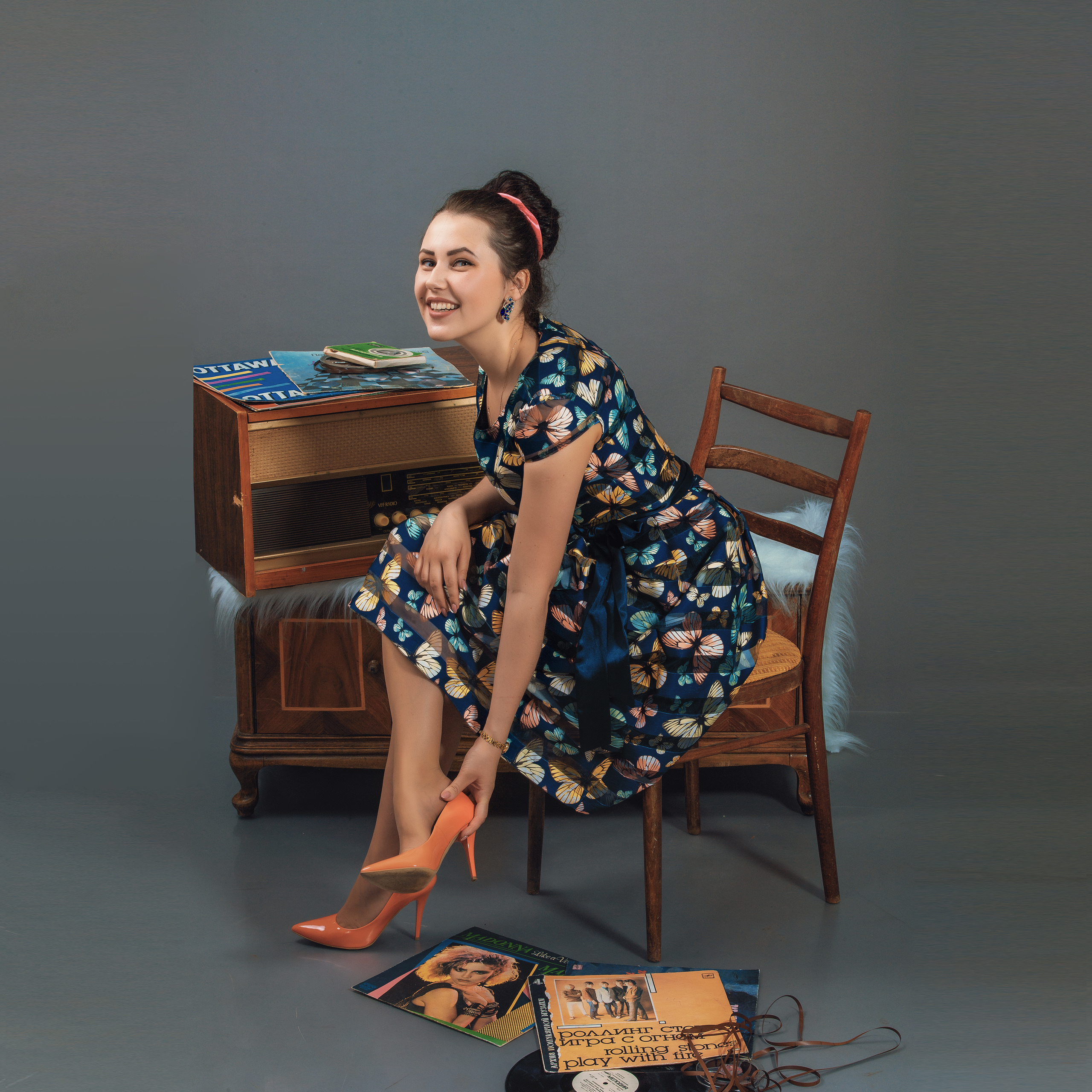 Фотосессия девушки в ретро стиле. Свадебный фотограф в Барановичах Вячеслав Шах-Гусейнов, фотошкола