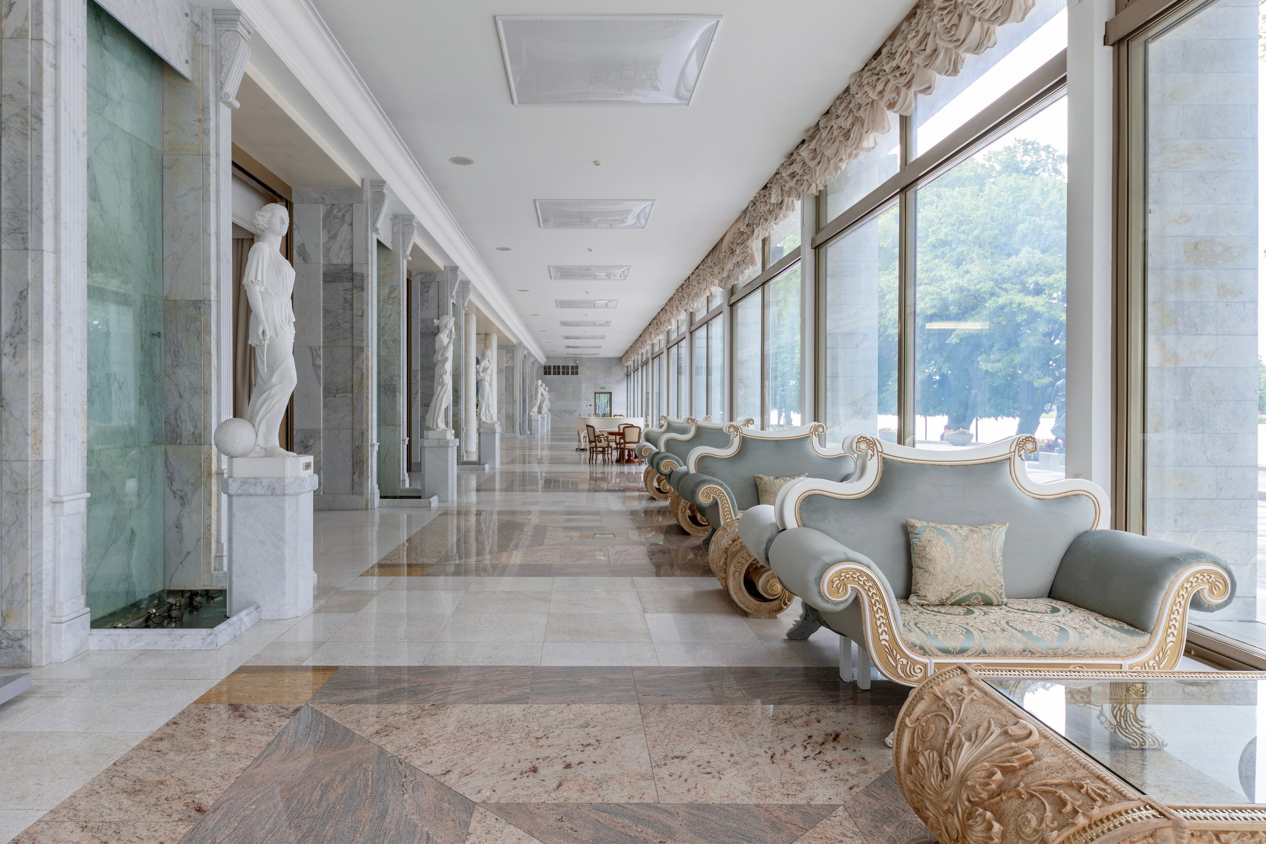 Государственная резиденция К-2 на набережной р. Малой Невки. Интерьерный фотограф в Санкт-Петербурге Екатерина Цыбулько